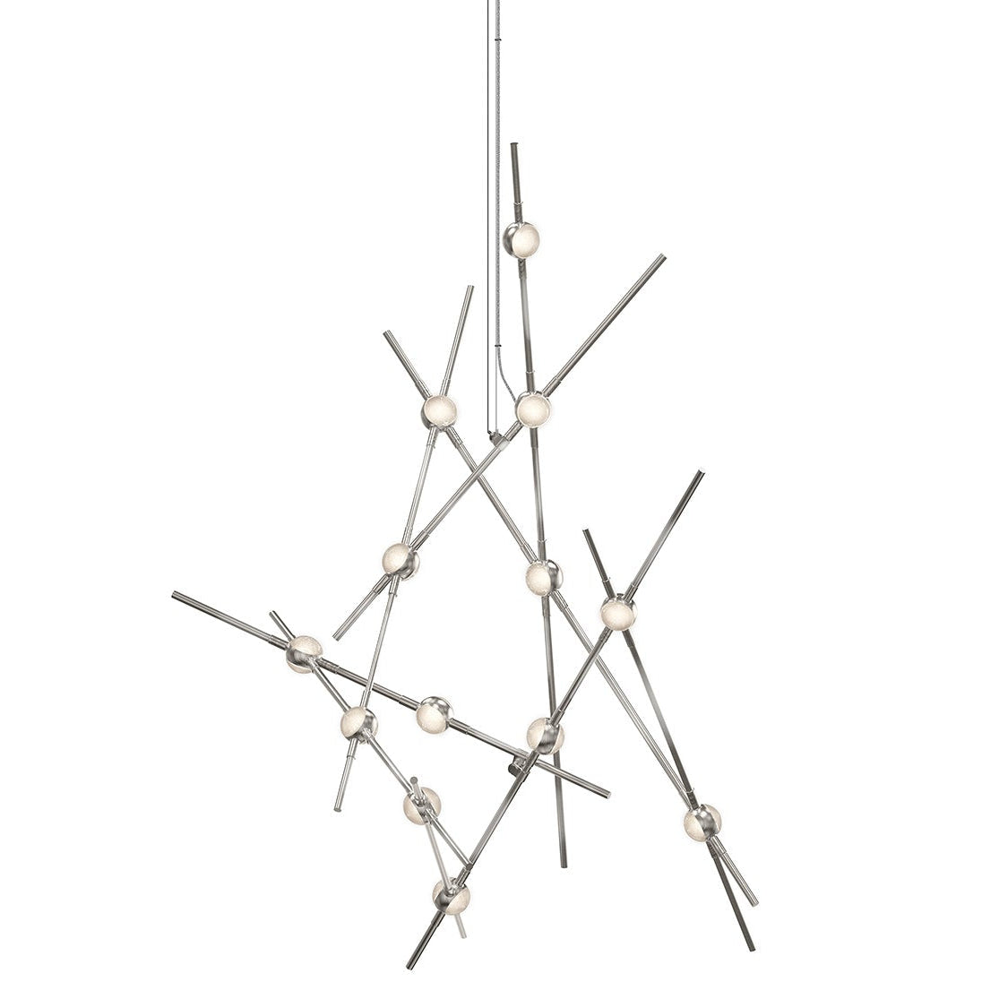 Sonneman Constellation Satin Nickel 2151.13C-27-J20 Chandelier