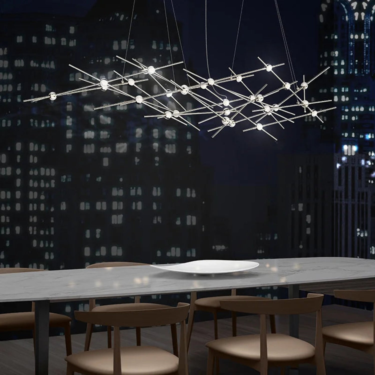 Sonneman Constellation Satin Nickel 2155.13W Pendant