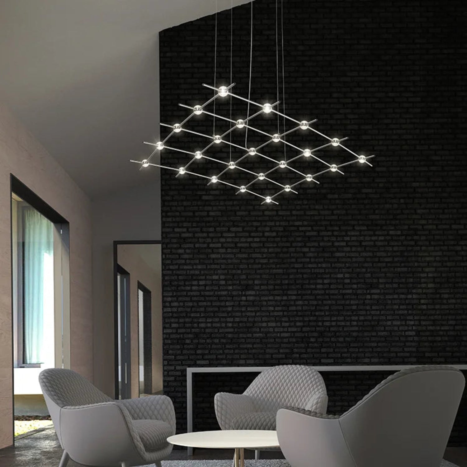Sonneman Constellation Satin Nickel 21Q13-RC5512 Pendant