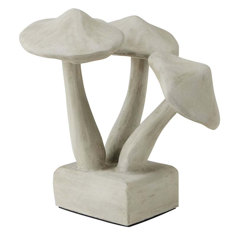 Currey & Co Concrete Mushrooms Sculpture