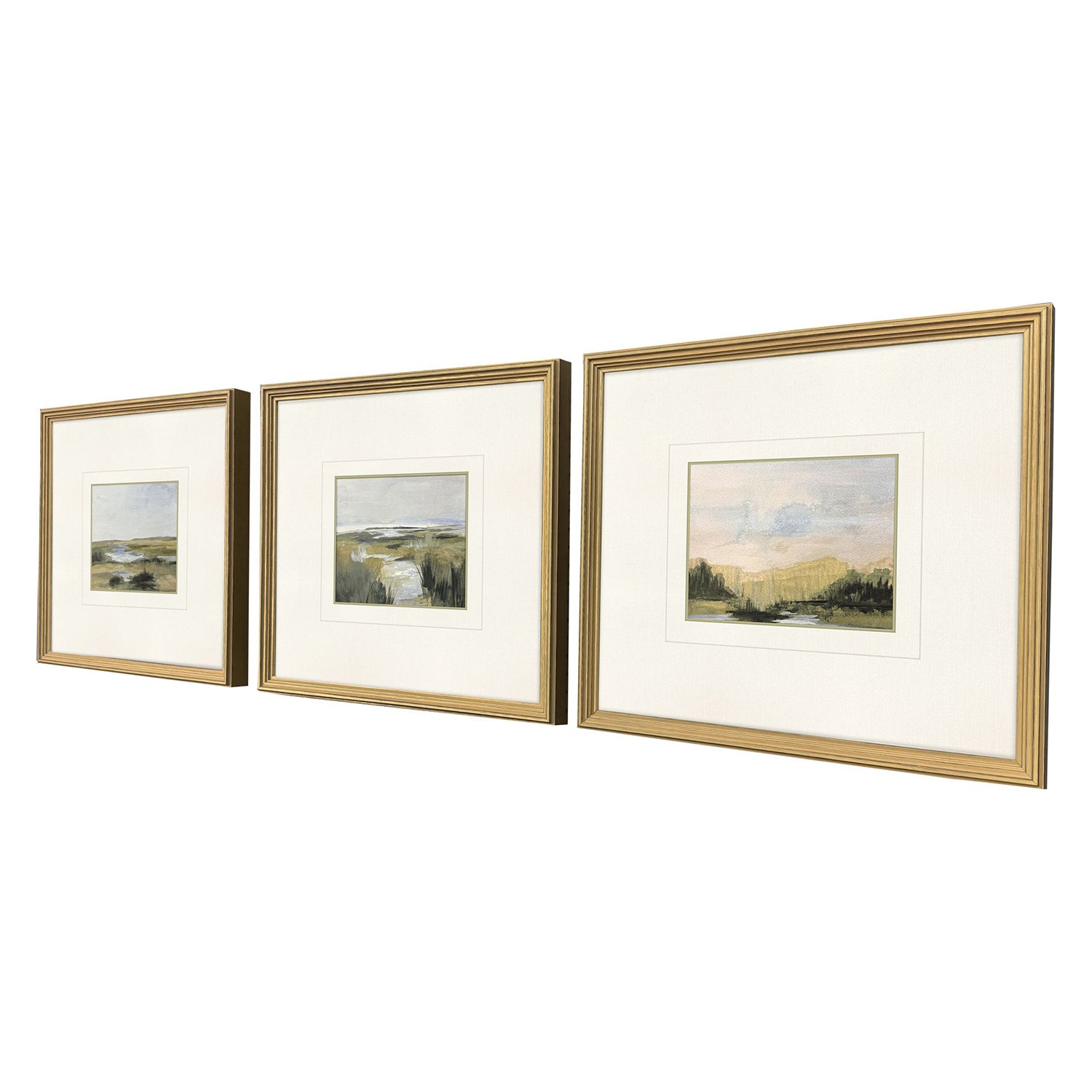The Studio Verde Vista II Framed Art Set of 3