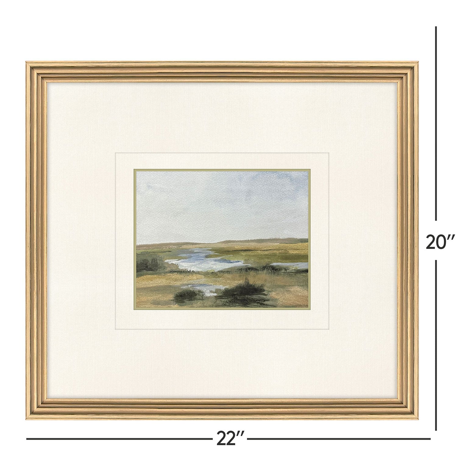 The Studio Verde Vista II Framed Art Set of 3
