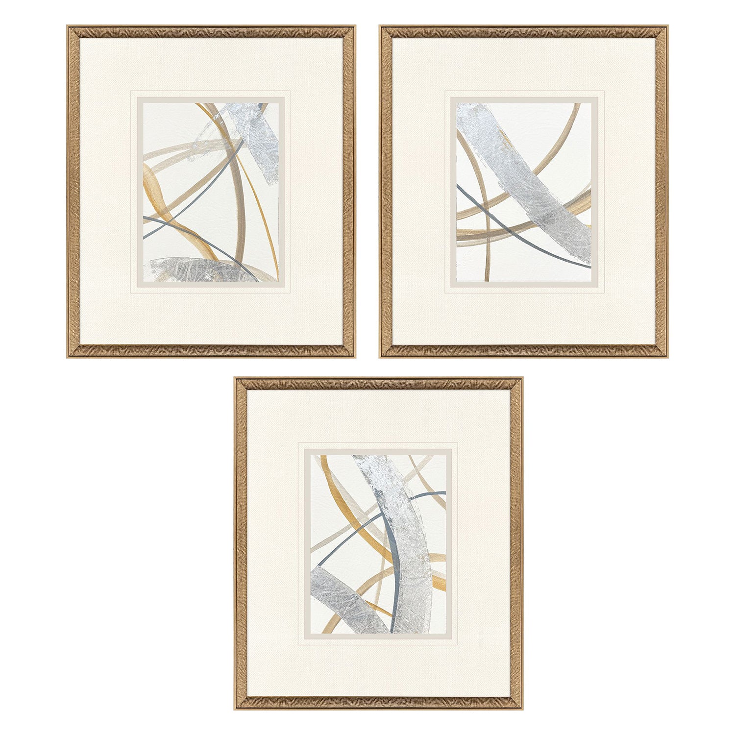 The Studio Crossing Paths II Framed Art Set of 3