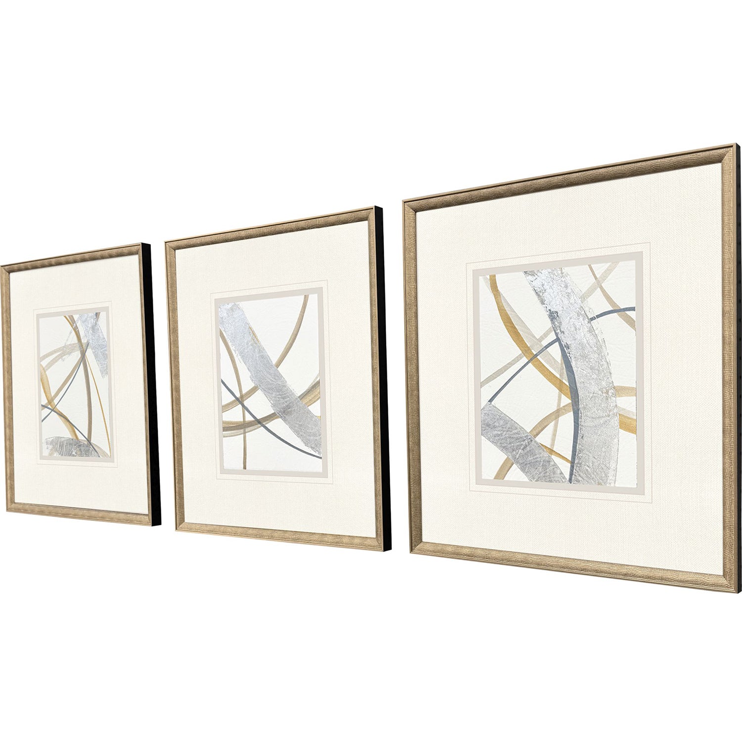 The Studio Crossing Paths II Framed Art Set of 3