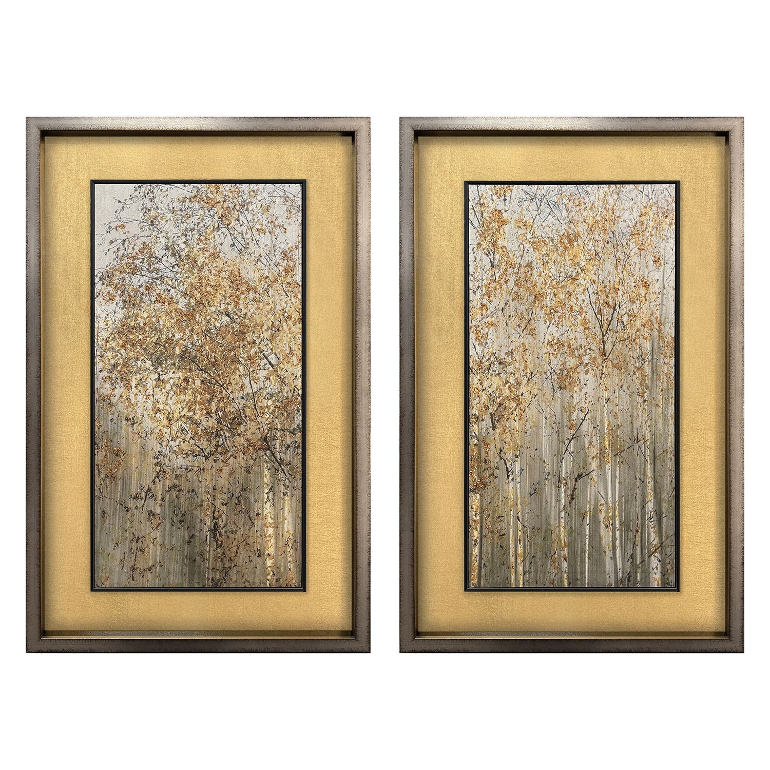 The Studio Birch Impression Set of 2 Canvas Art