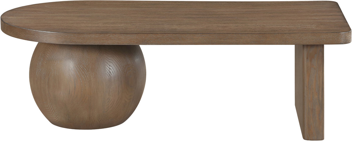 Solum Brown Ash Wood And Oak Veneer Coffee Table