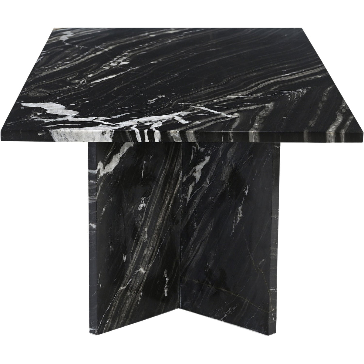 Verona Black Genuine Marble Coffee Table
