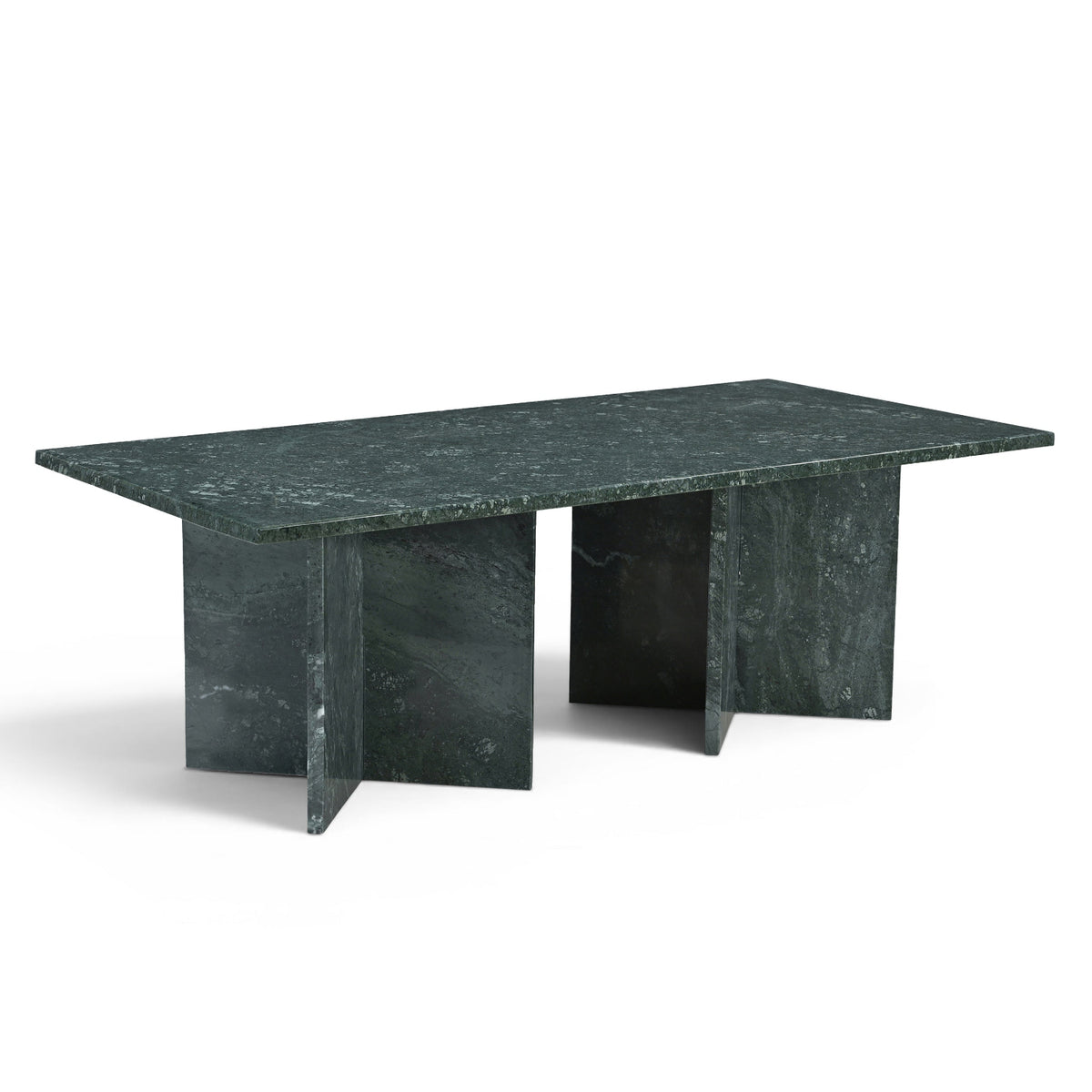 Verona Green Genuine Marble Coffee Table in green marble, primary product view