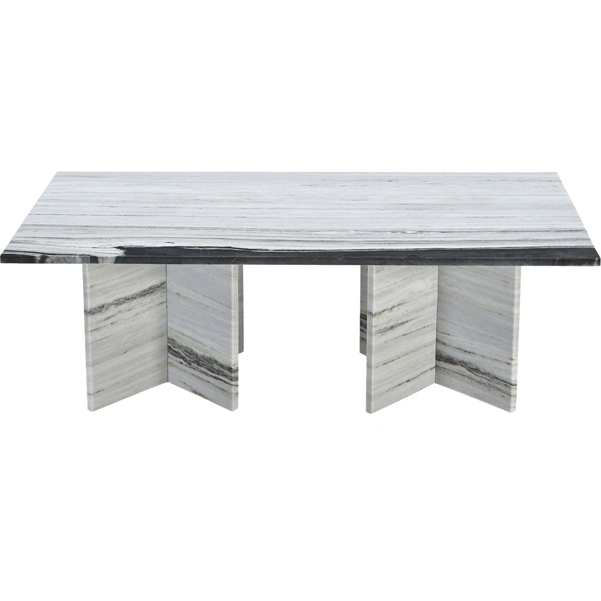 Verona Panda Genuine Marble Coffee Table