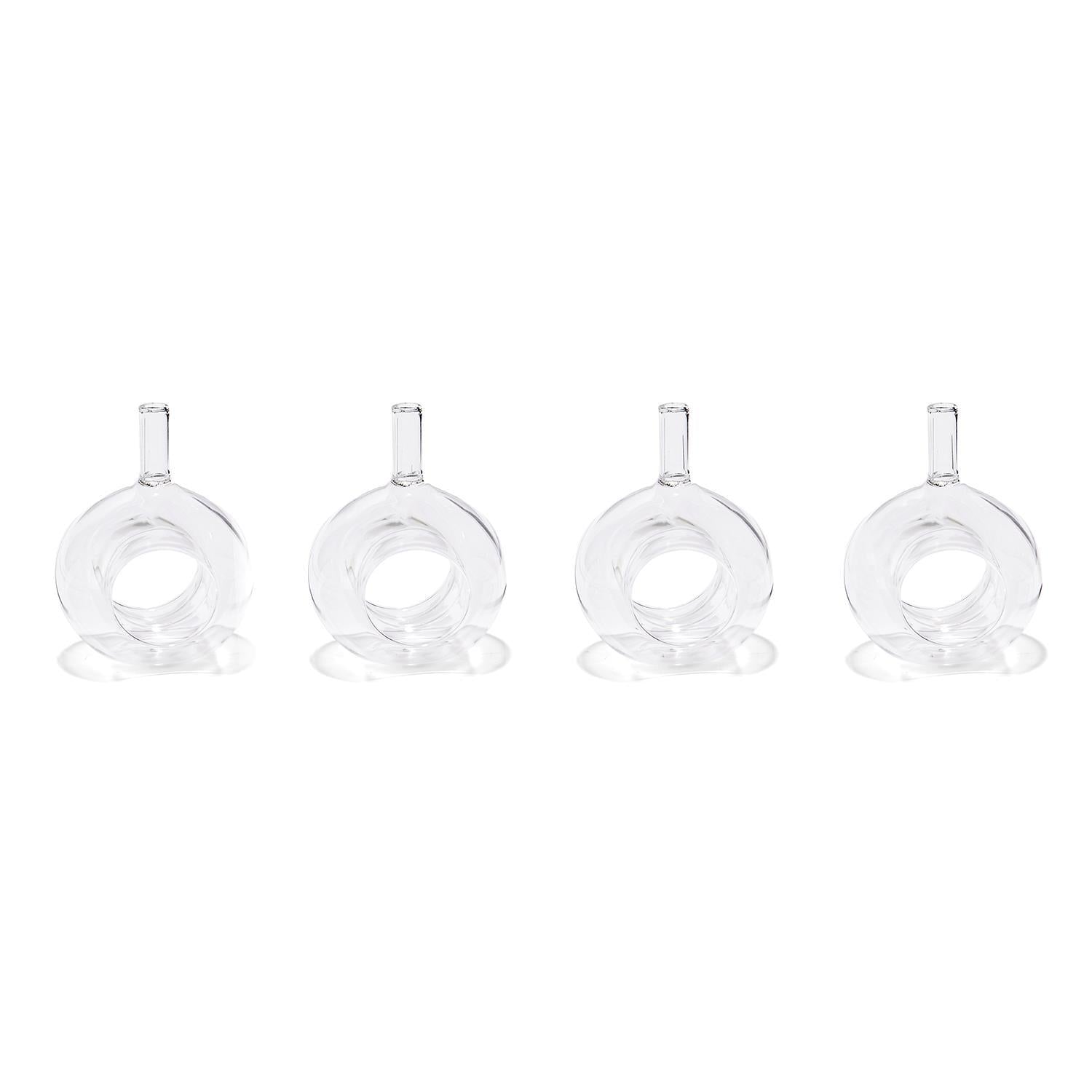 Sitting Pretty Bud Vase/Napkin Ring Set of 4