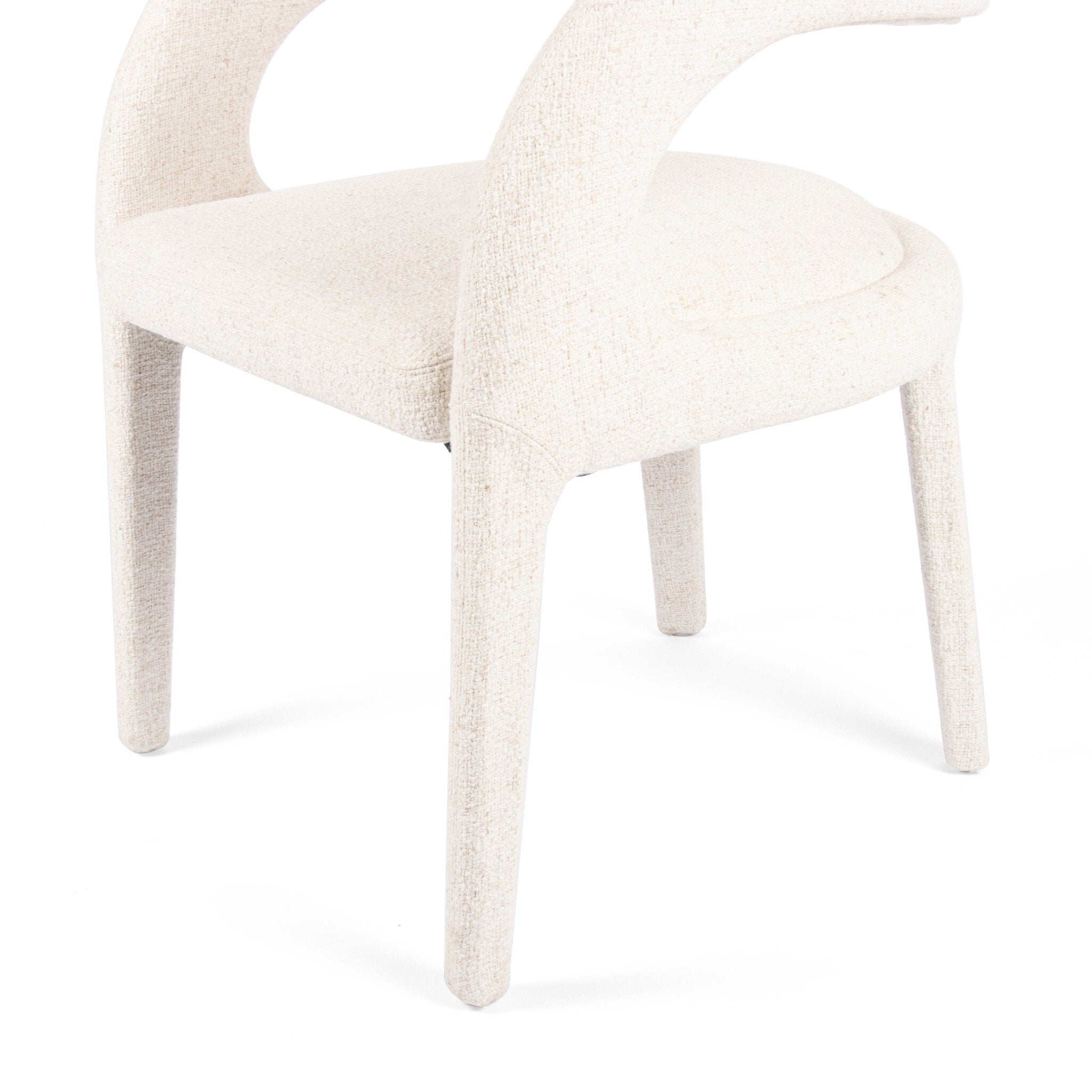 Four Hands Hawkins Omari Natural Dining Chair material close-up