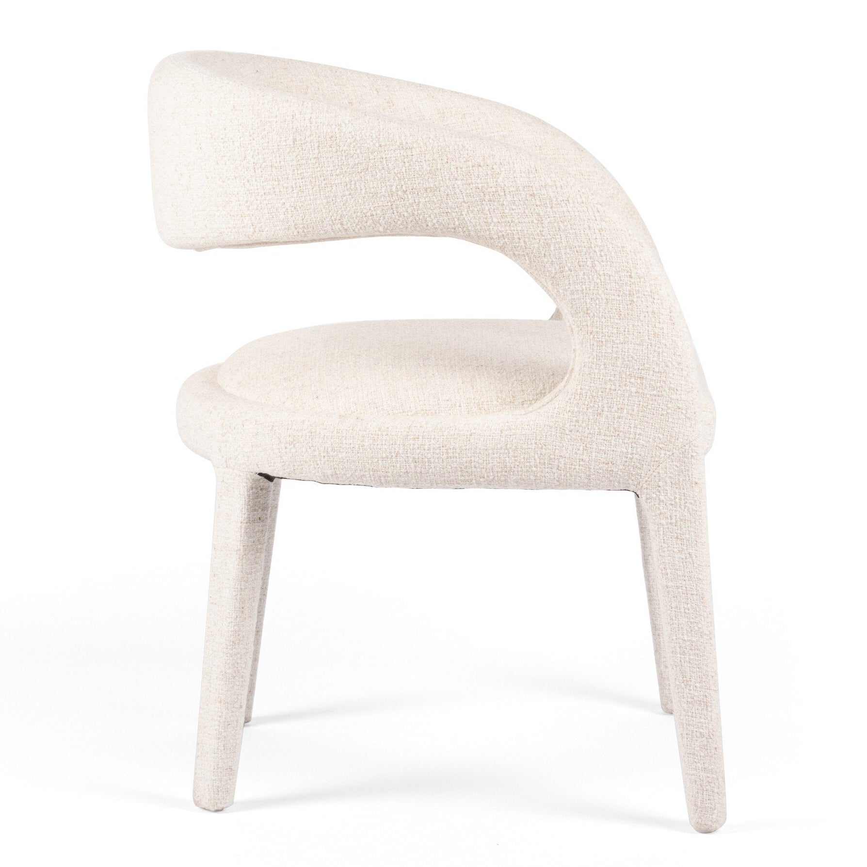 Four Hands Hawkins Omari Natural Dining Chair side view