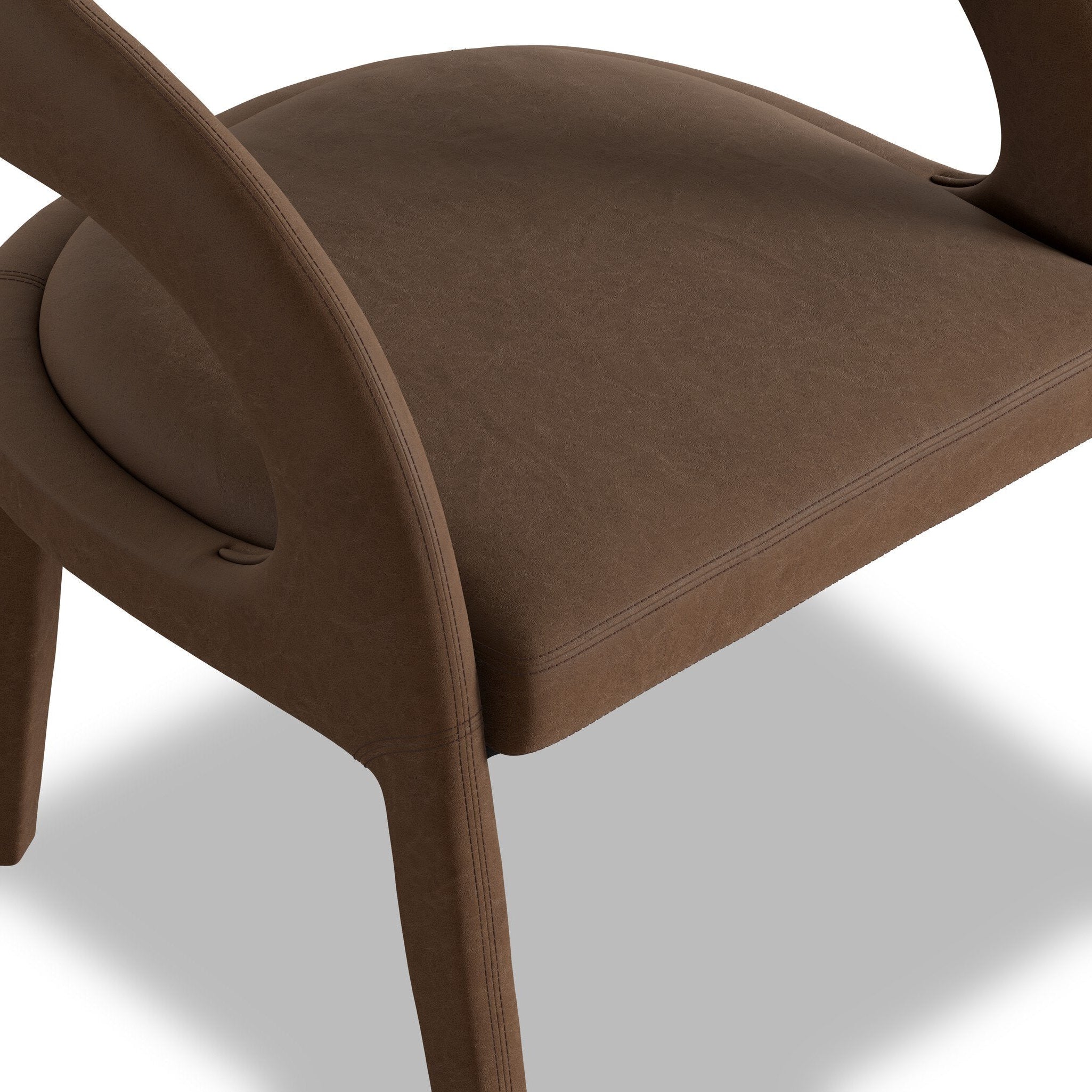 Four Hands Hawkins Maestro Cigar Dining Chair material close-up