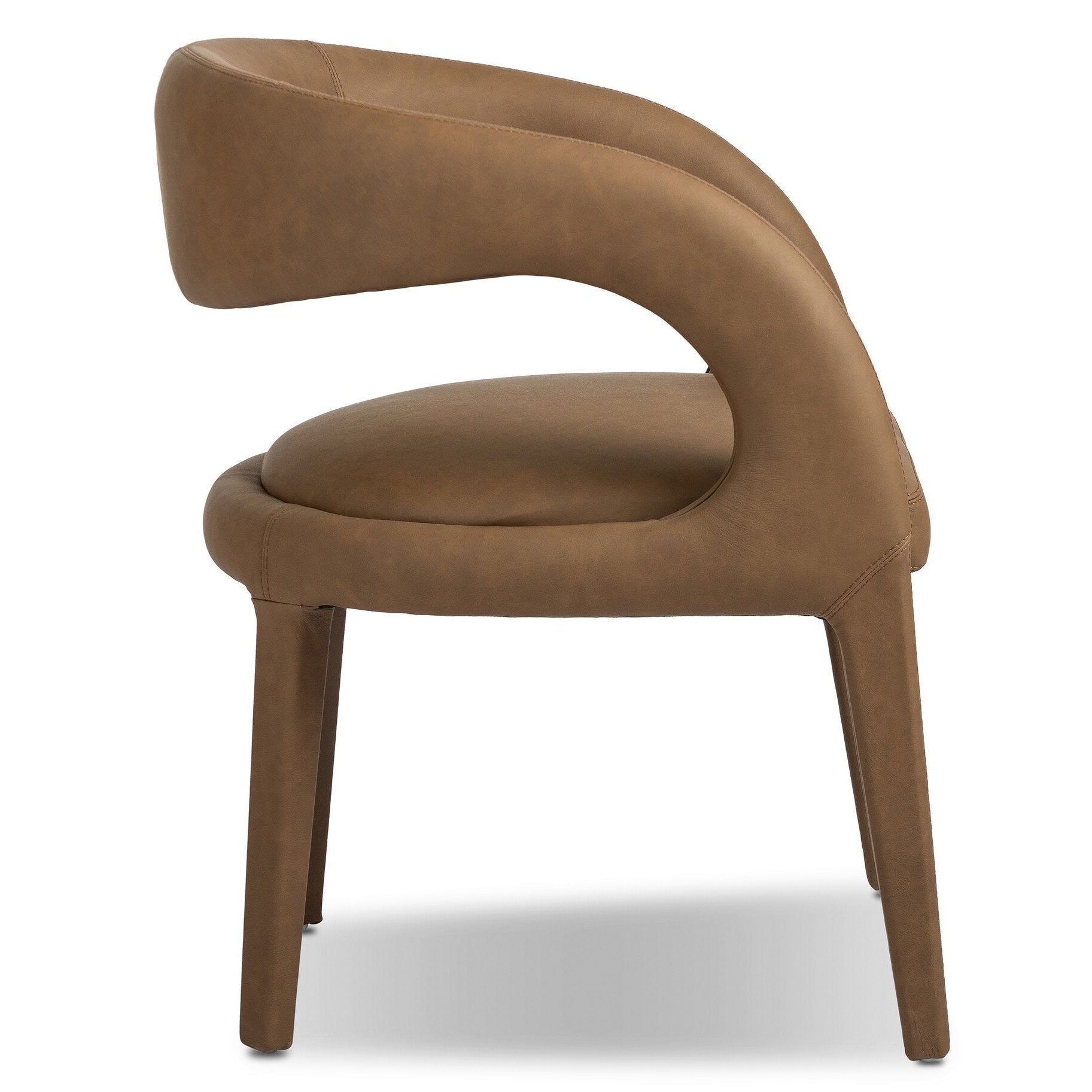 Four Hands Hawkins Maestro Cigar Dining Chair side view (2)