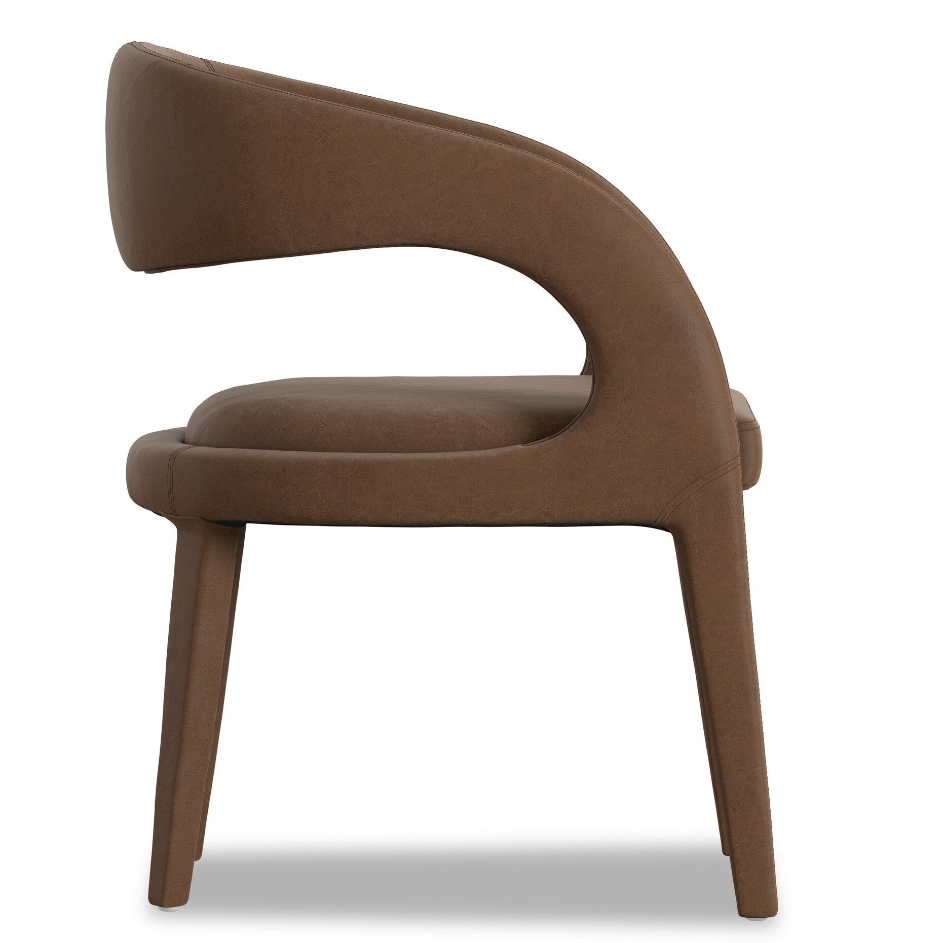 Four Hands Hawkins Maestro Cigar Dining Chair side view