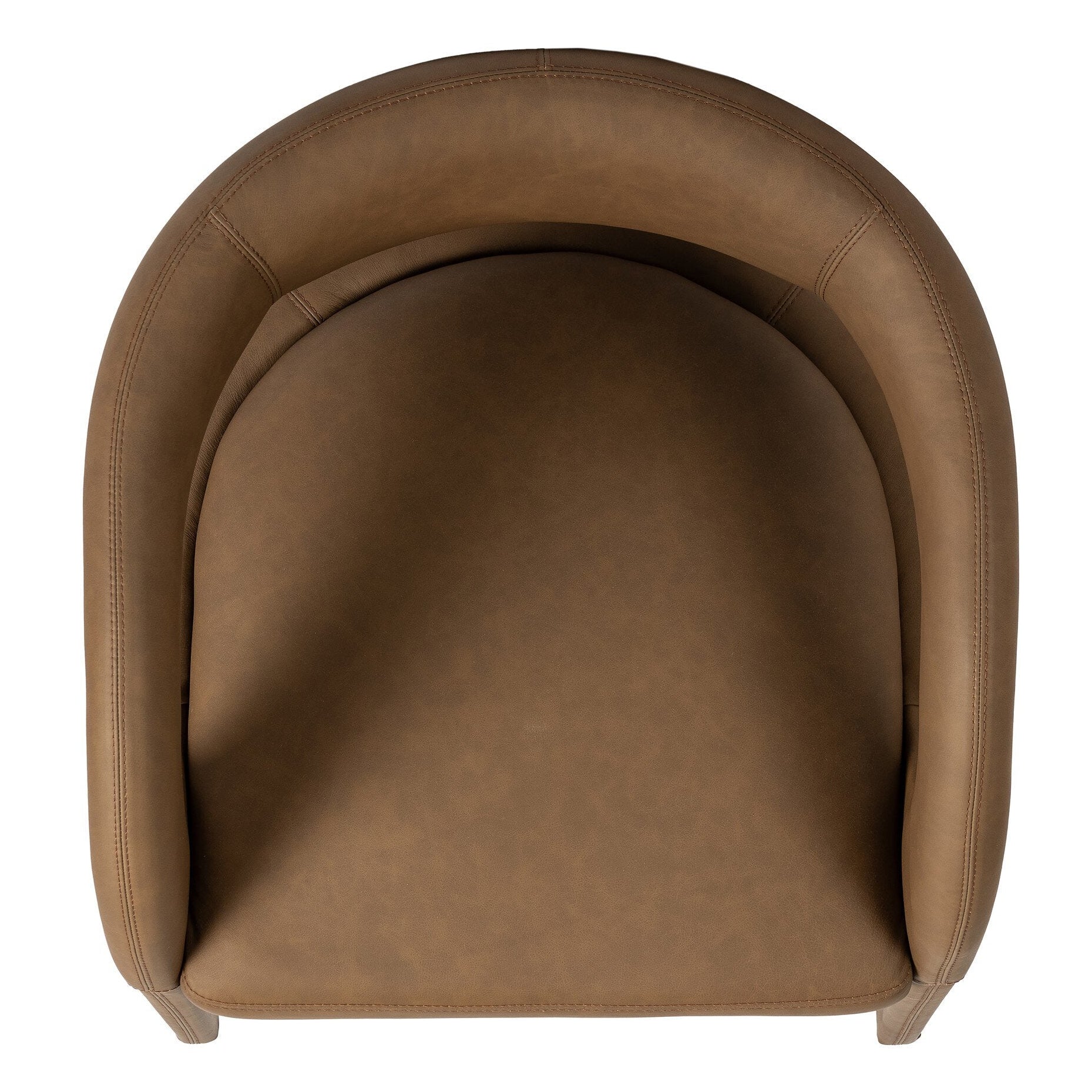 Four Hands Hawkins Maestro Cigar Dining Chair top-down view (2)