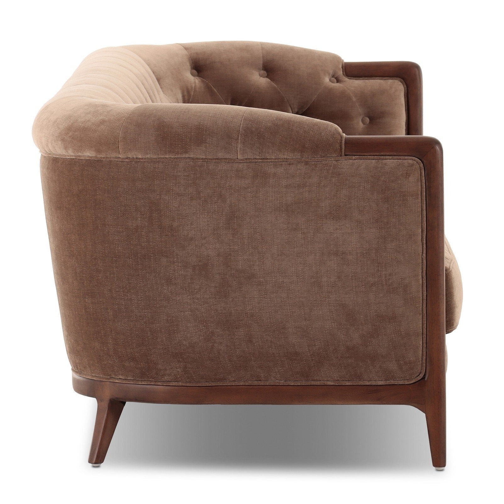 Four Hands Ellsworth Altair Mushroom Sofa side view