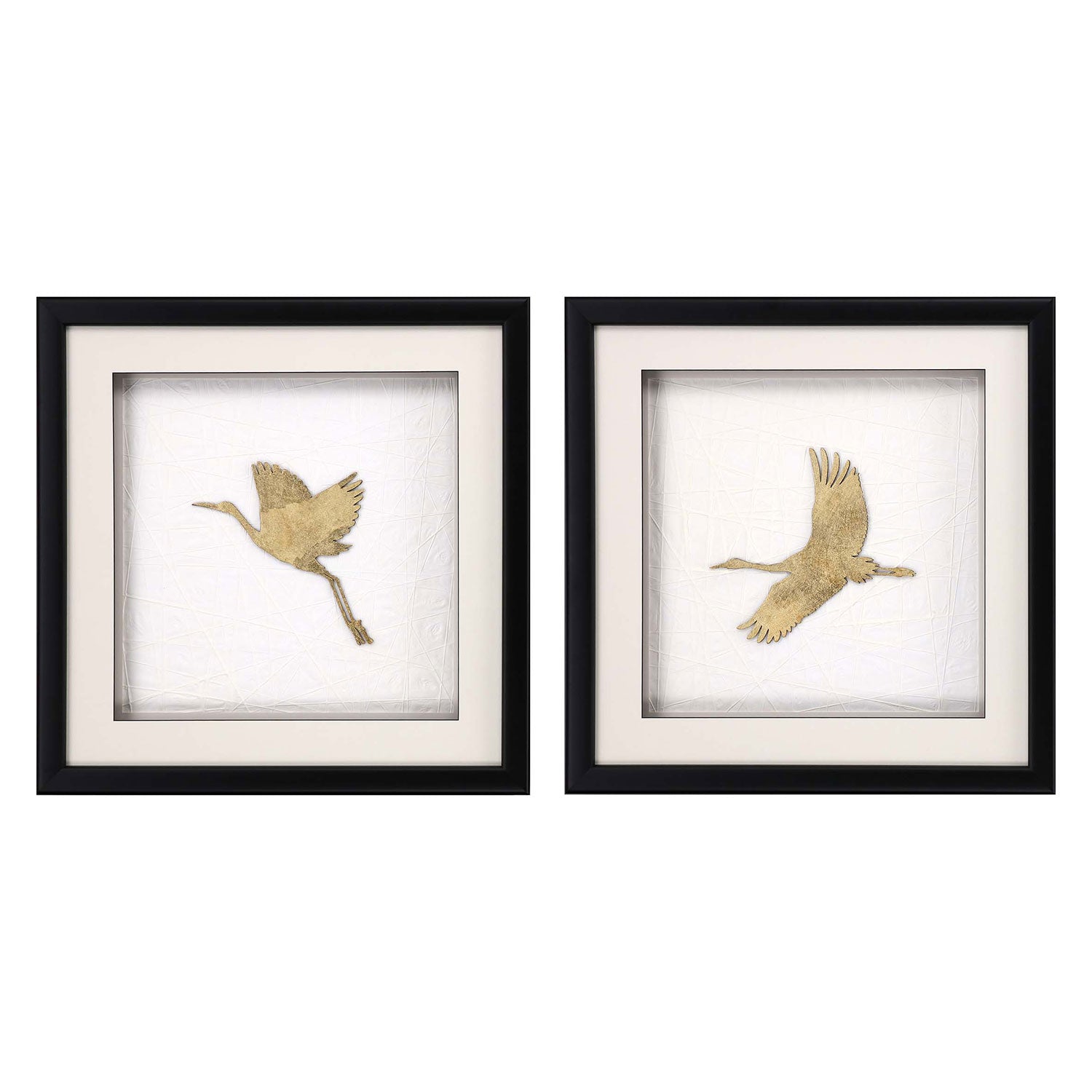 The Studio Flight of Gold I Framed Art Set of 2