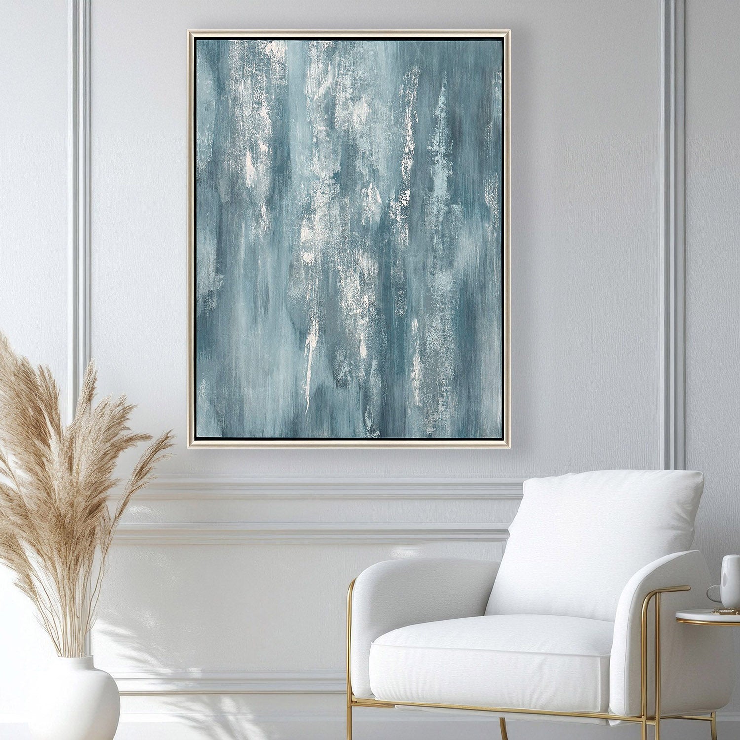 Libby Langdon Blue Echo I Canvas Art