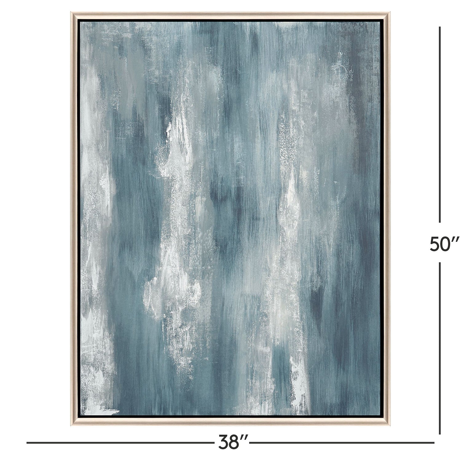 Libby Langdon Blue Echo II Canvas Art