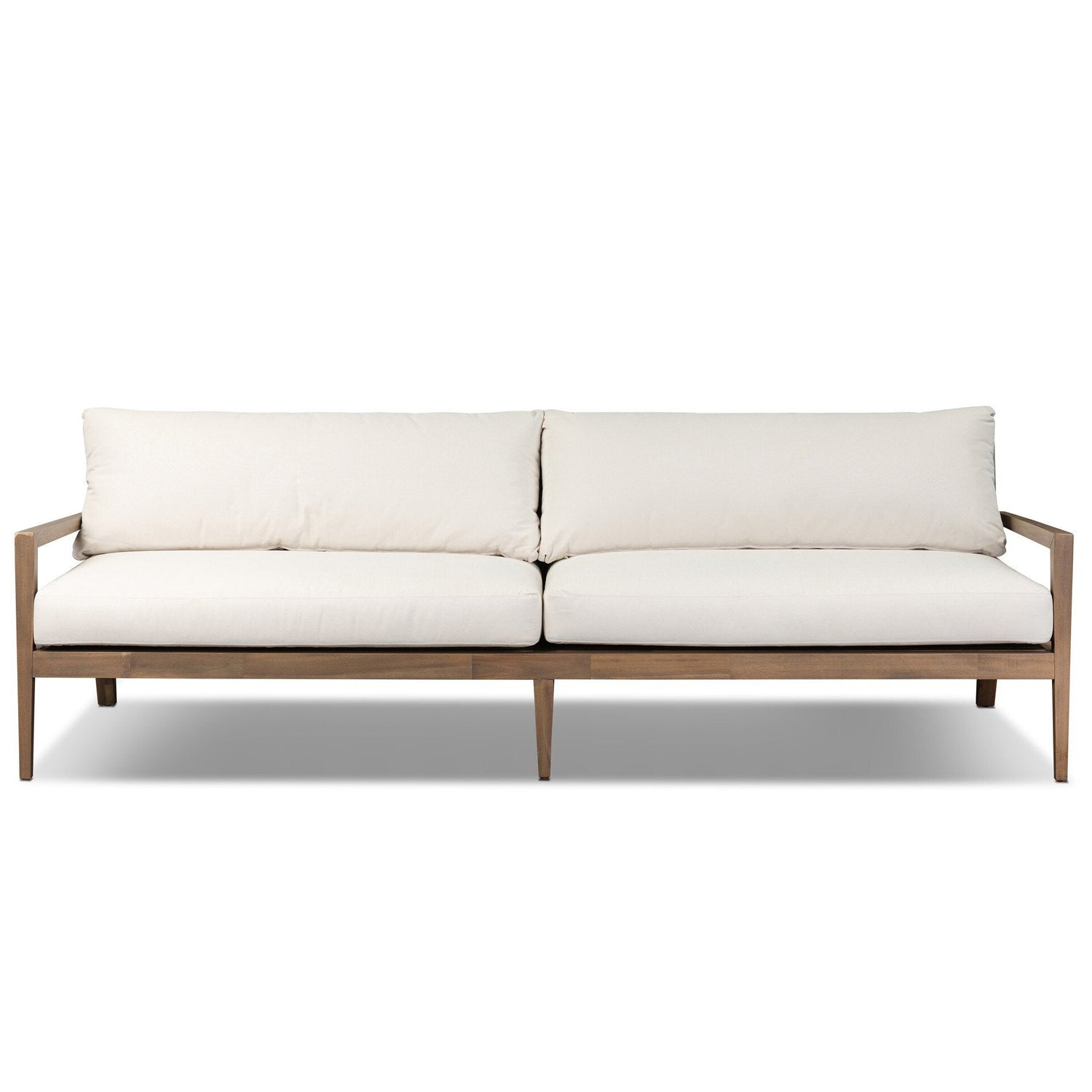 Four Hands Amaya Lorel Ivory Outdoor Sofa front view