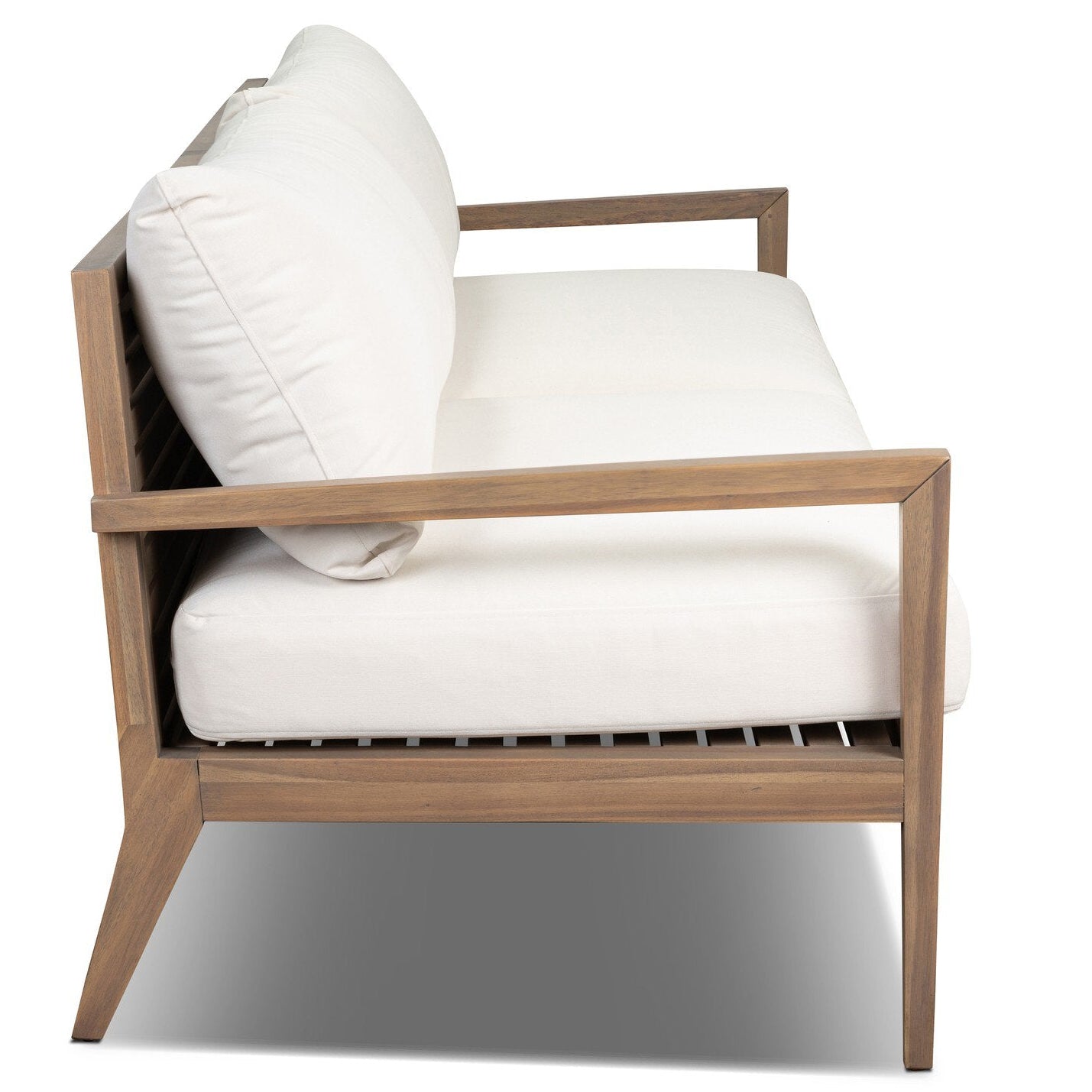 Four Hands Amaya Lorel Ivory Outdoor Sofa side view