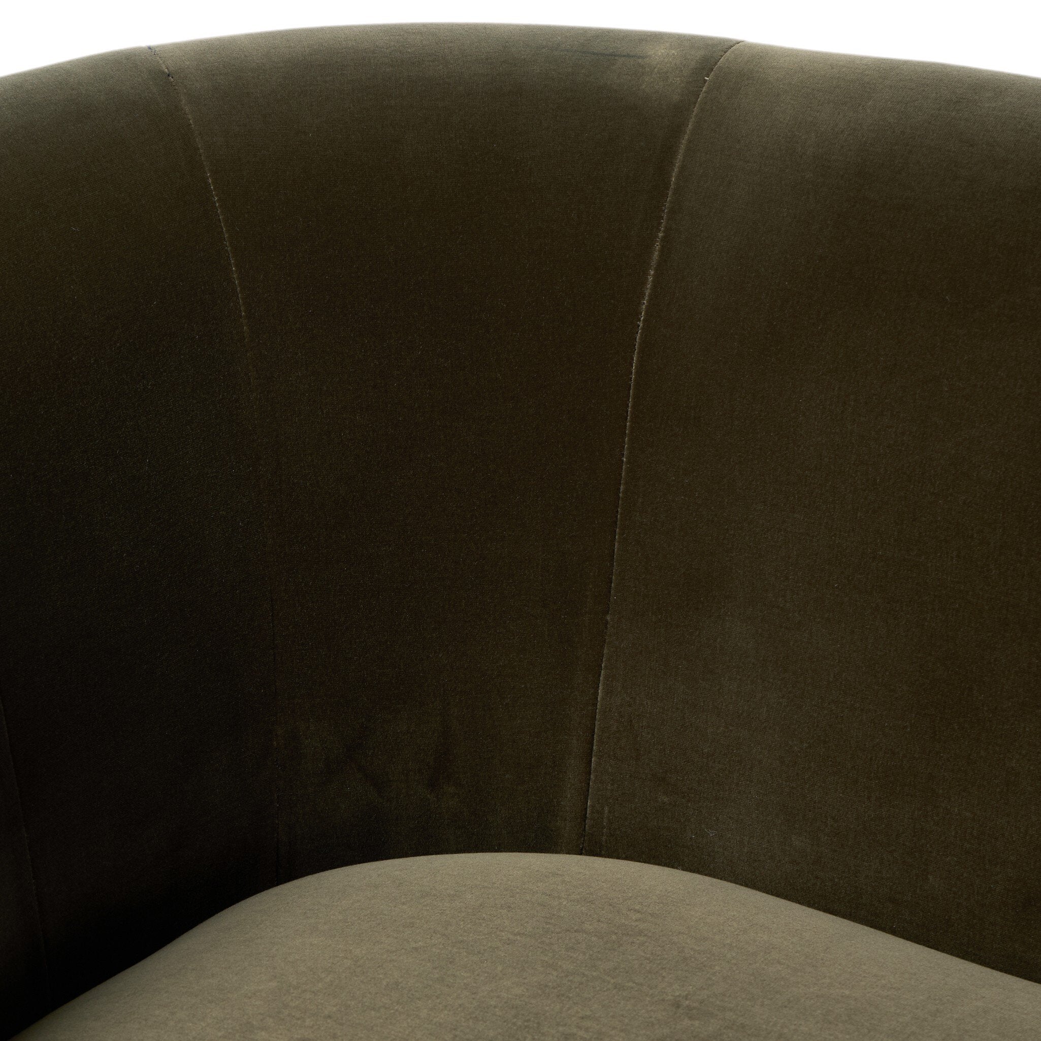 Four Hands Deandra Surrey Olive Tete A Tete Chaise detail view 8