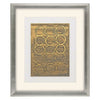 Willett Concentric in Gold Framed Art