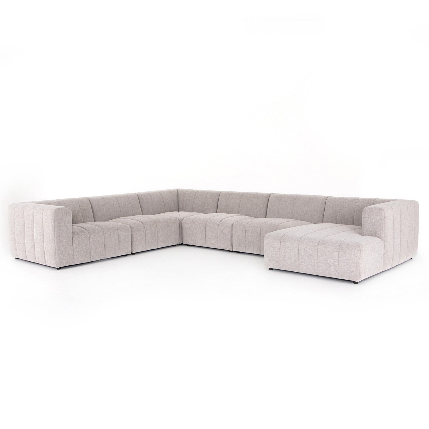 Four Hands Langham Channeled 6-Piece Sectional Sofa