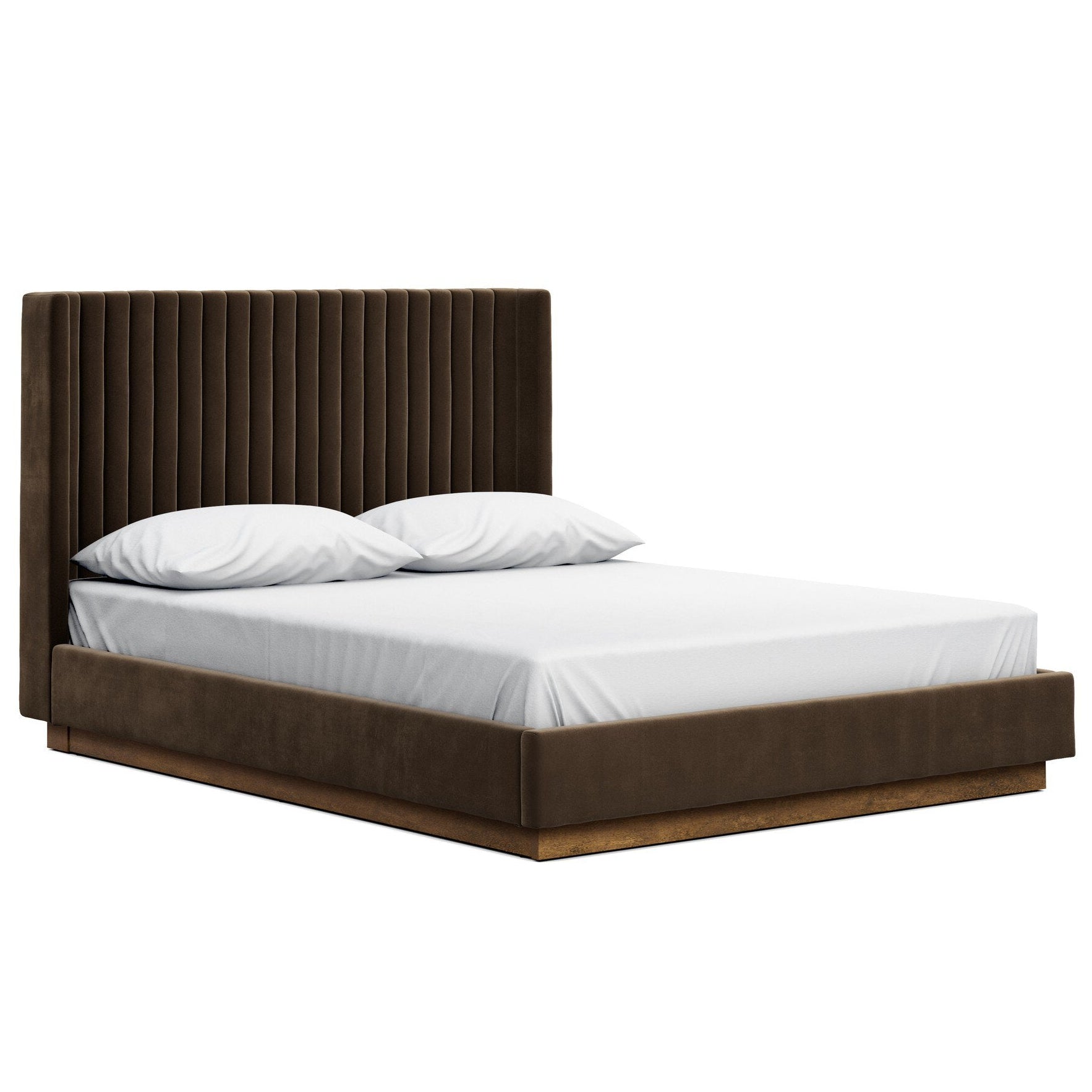 Four Hands Montgomery Surrey Mink Bed styled view