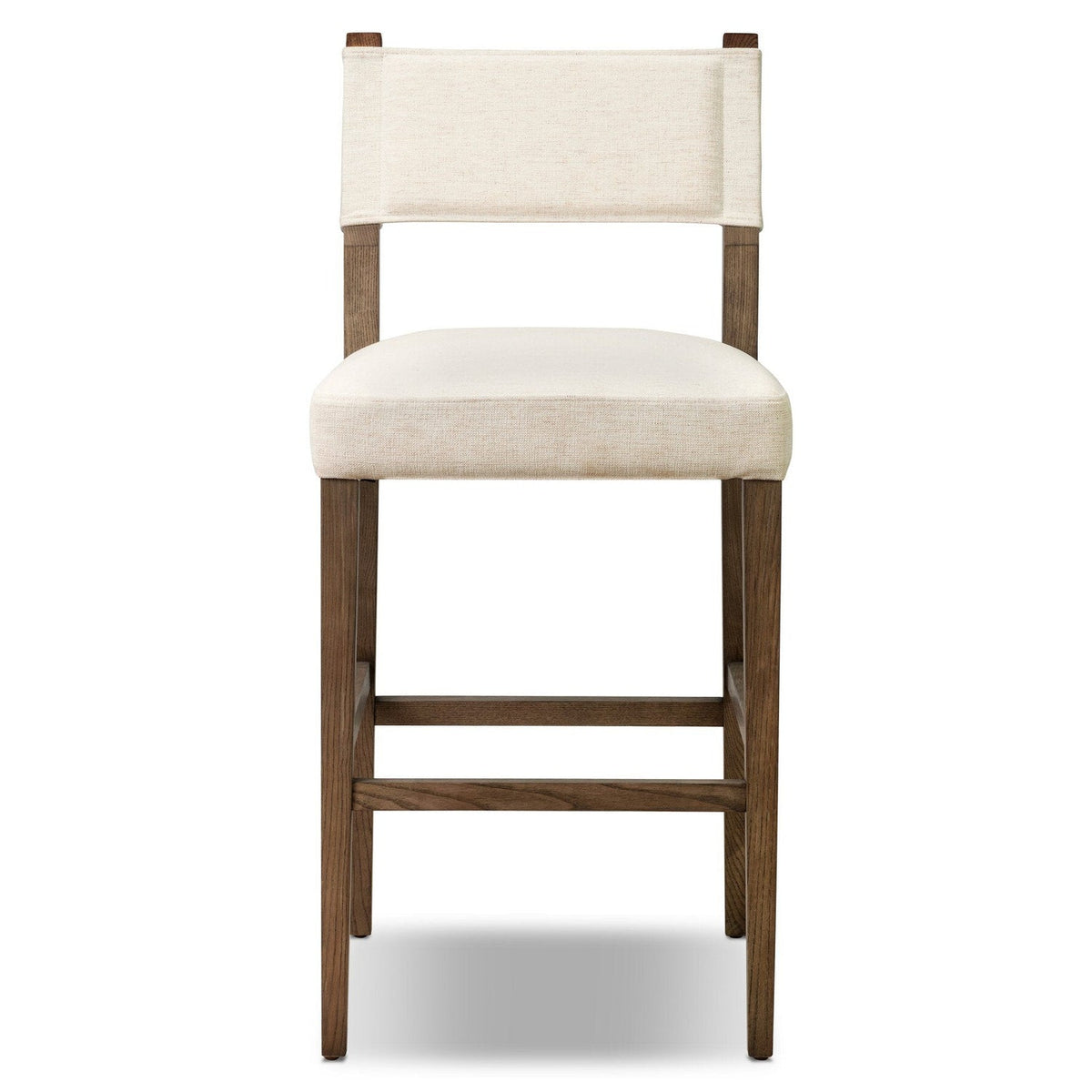 Four Hands Ferris Crypton Nomad Snow Bar Stool front view
