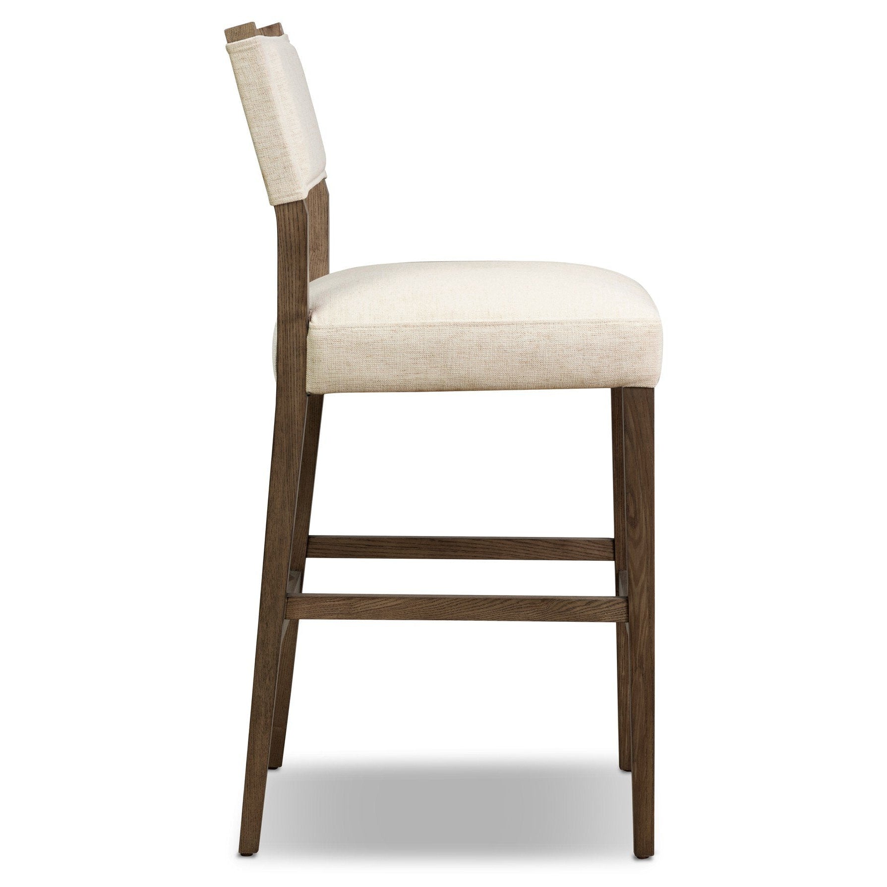 Four Hands Ferris Crypton Nomad Snow Bar Stool side view