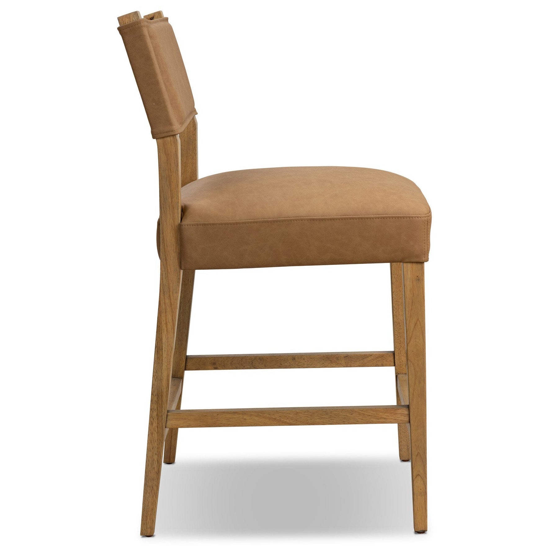 Four Hands Ferris Maestro Camel Counter Stool side view