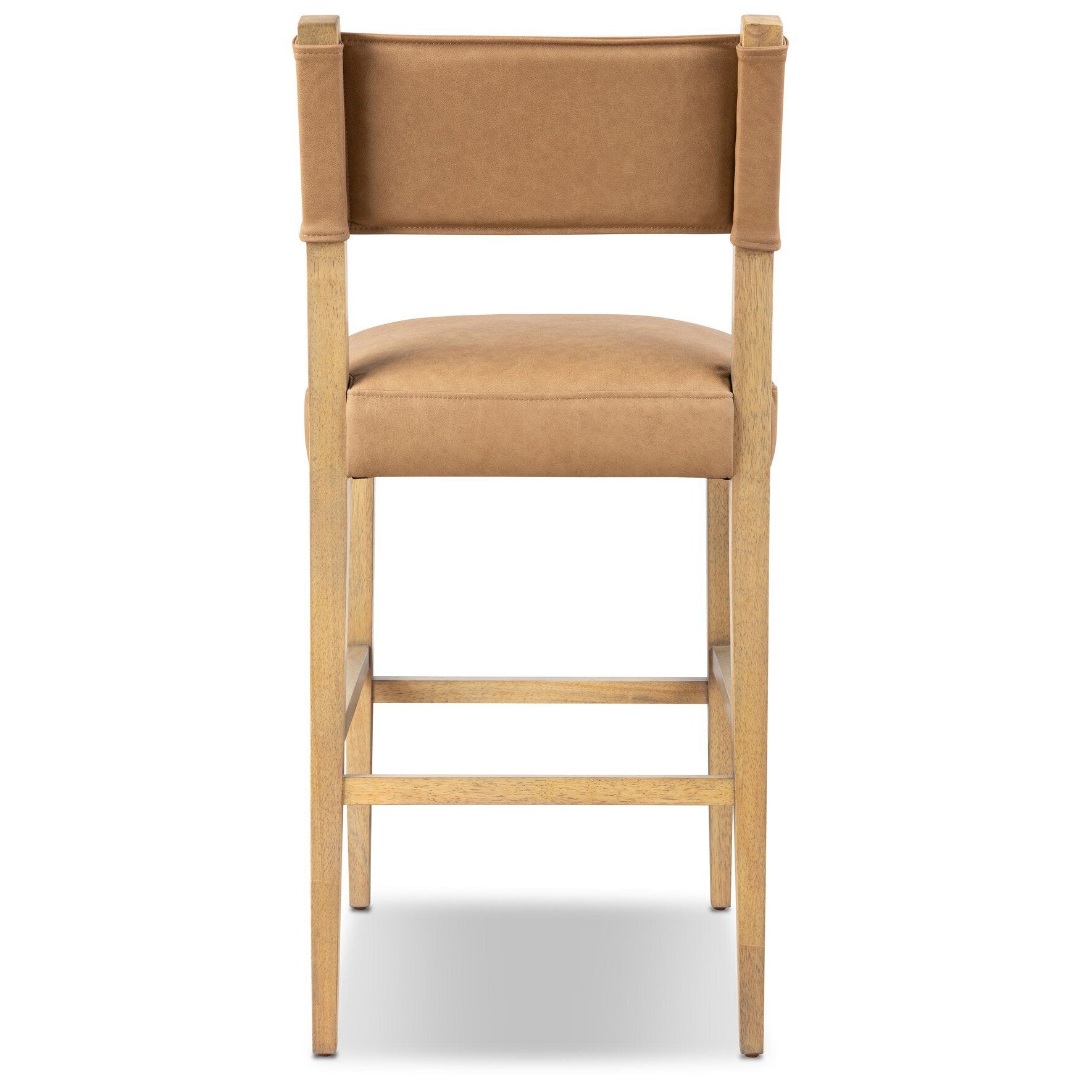 Four Hands Ferris Maestro Camel Bar Stool back view 2