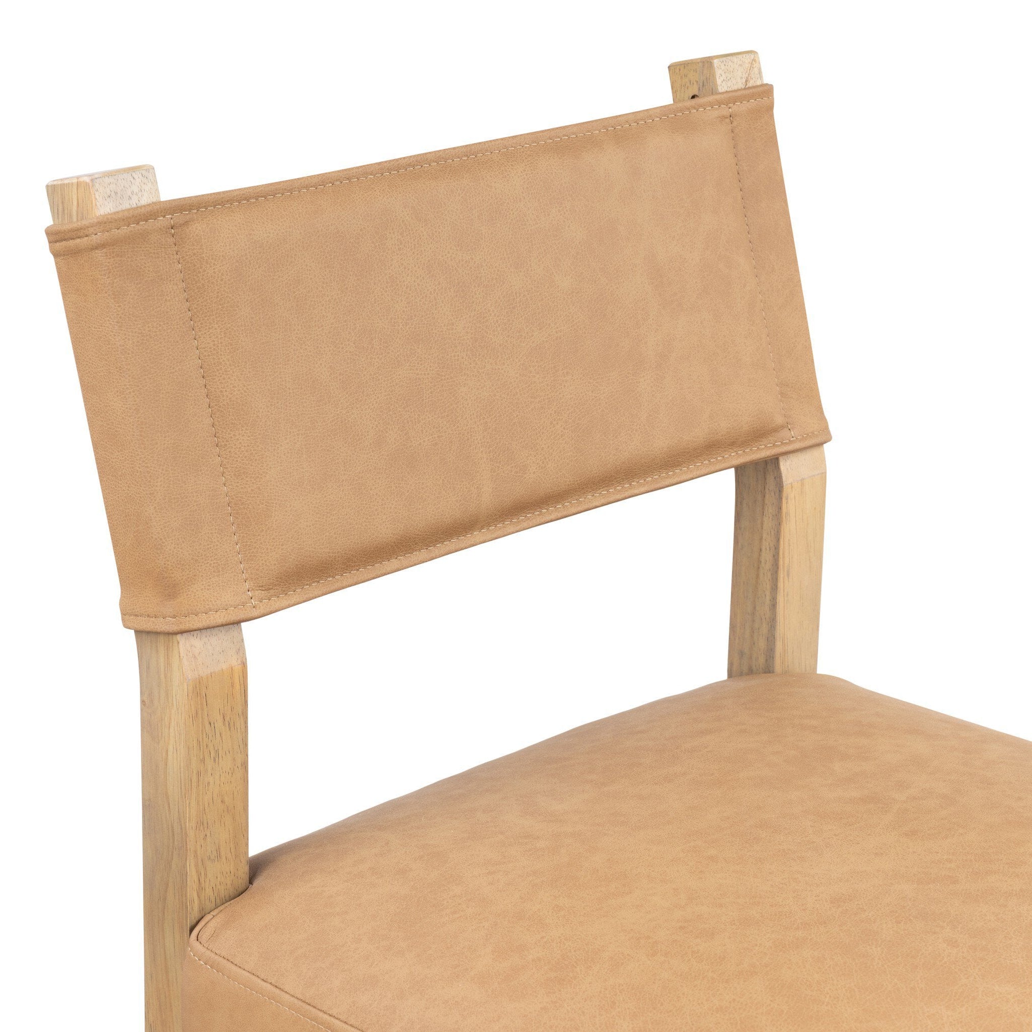 Four Hands Ferris Maestro Camel Bar Stool detail view 3