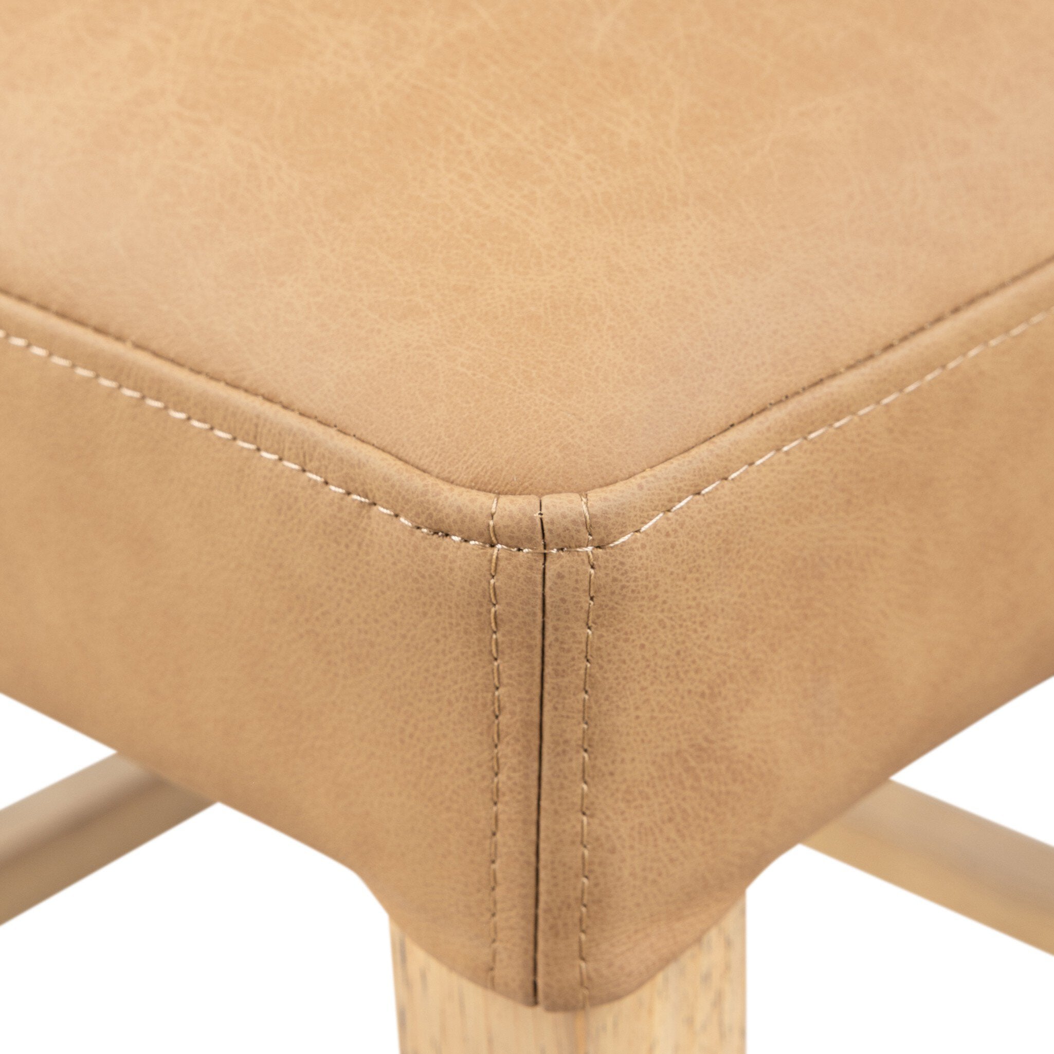Four Hands Ferris Maestro Camel Bar Stool detail view 7