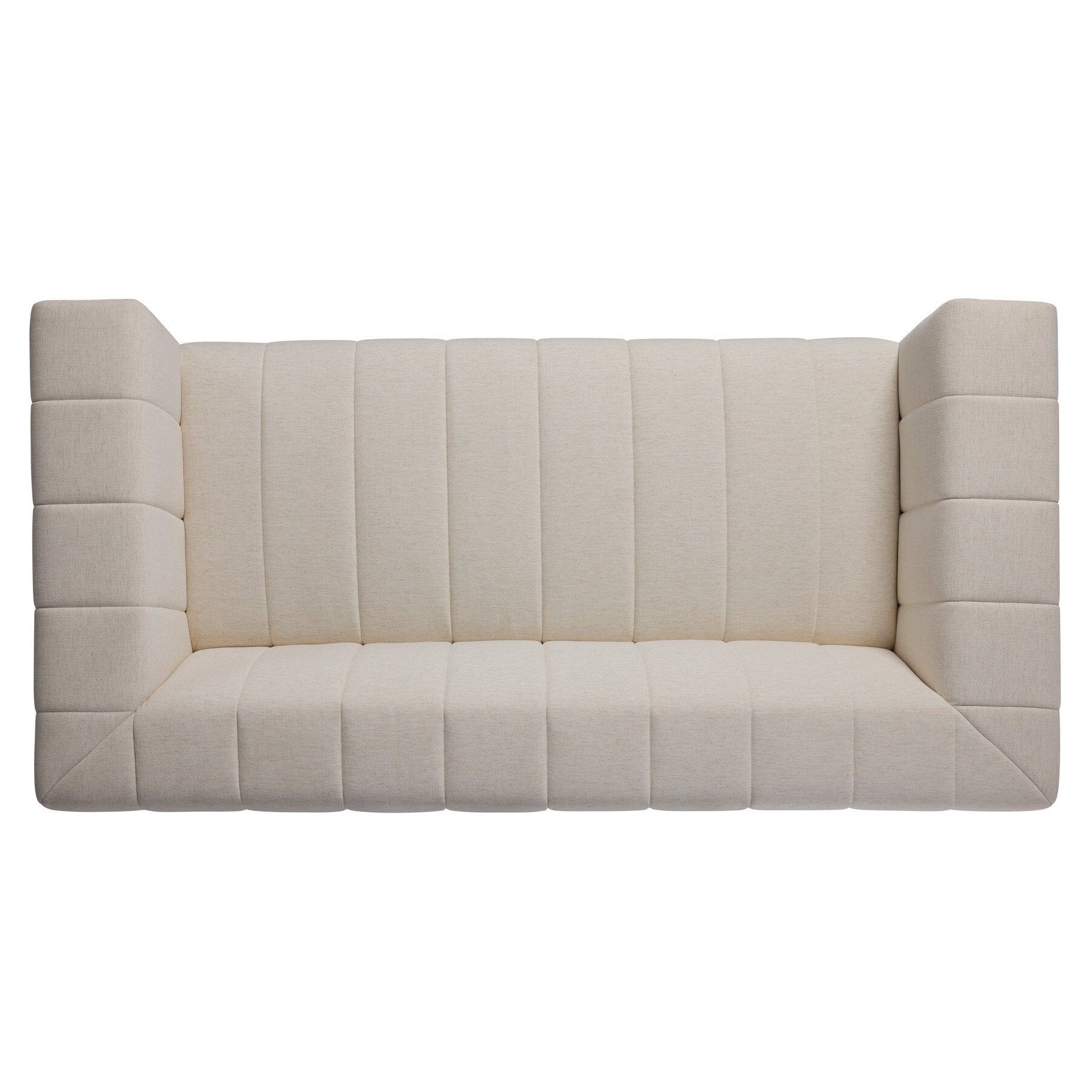 Four Hands Langham Crypton Nomad Snow 89in Sofa top-down view