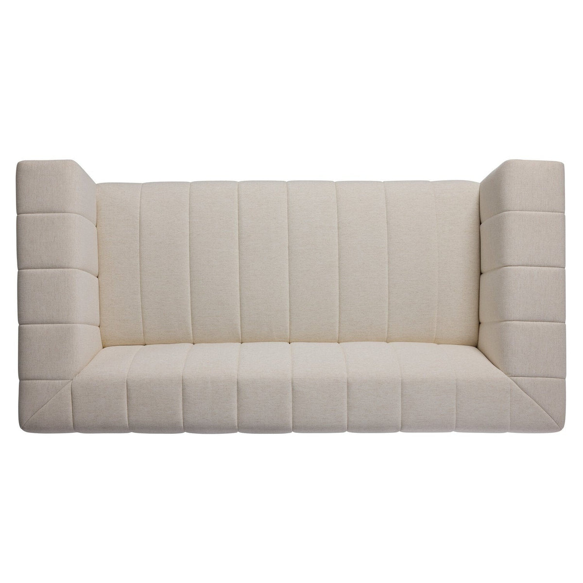 Four Hands Langham Crypton Nomad Snow 89in Sofa top-down view