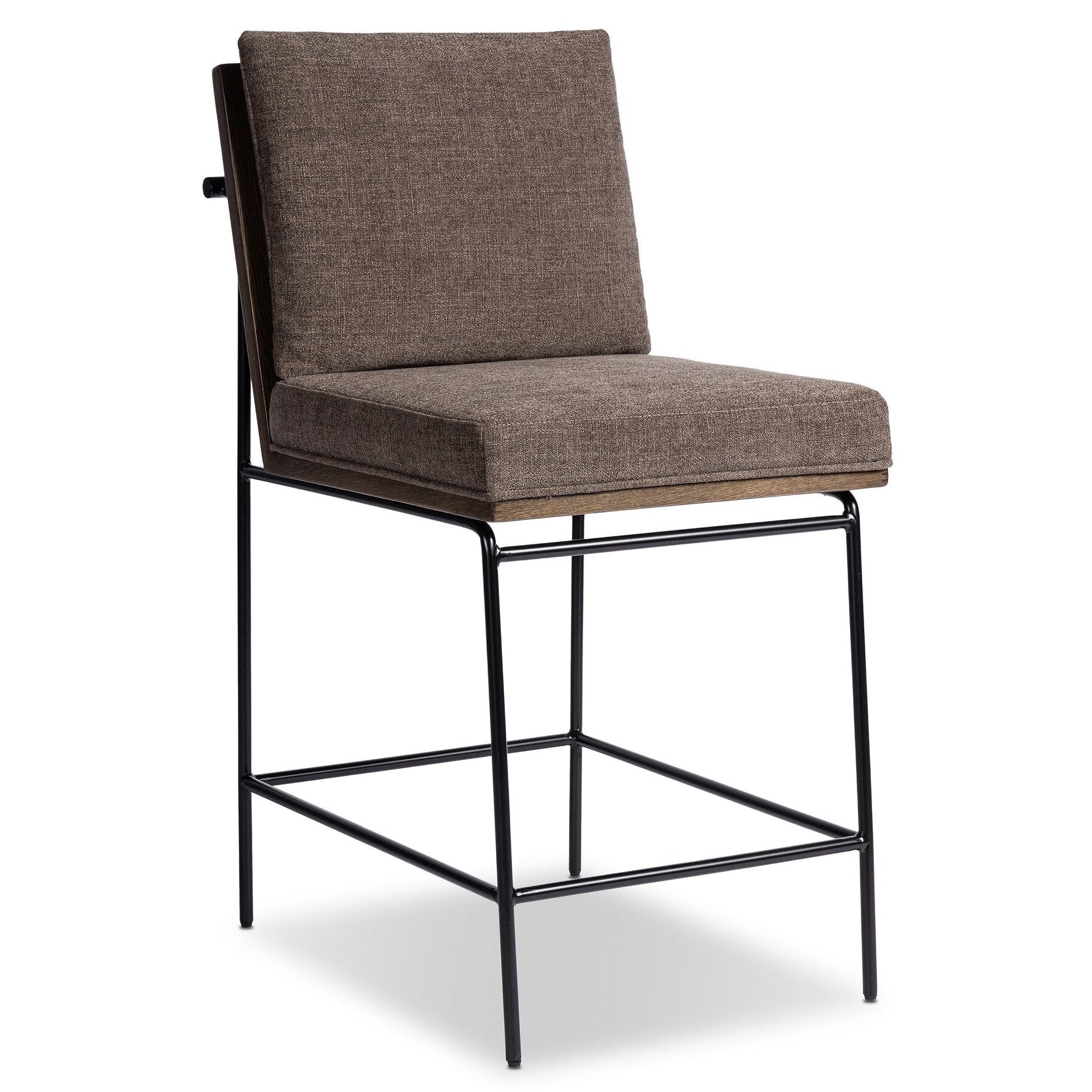 Four Hands Crete Landale Charcoal Bar Stool styled setting