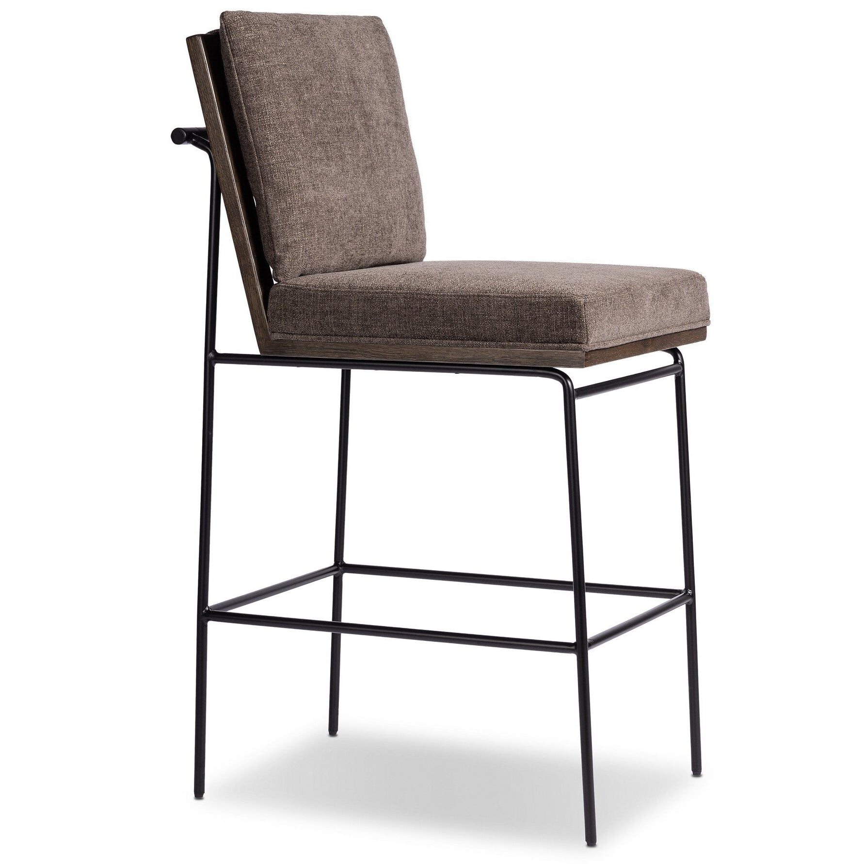 Four Hands Crete Landale Charcoal Counter Stool craftsmanship detail