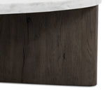 Four Hands Toli White Marble Coffee Table