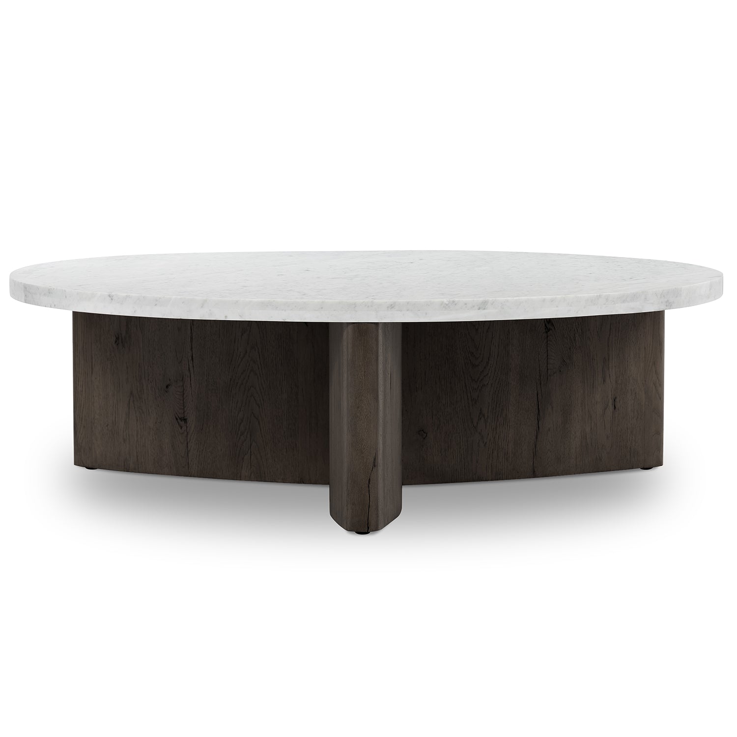 Four Hands Toli White Marble Coffee Table
