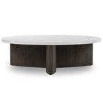 Four Hands Toli White Marble Coffee Table