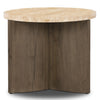 Four Hands Toli Travertine End Table