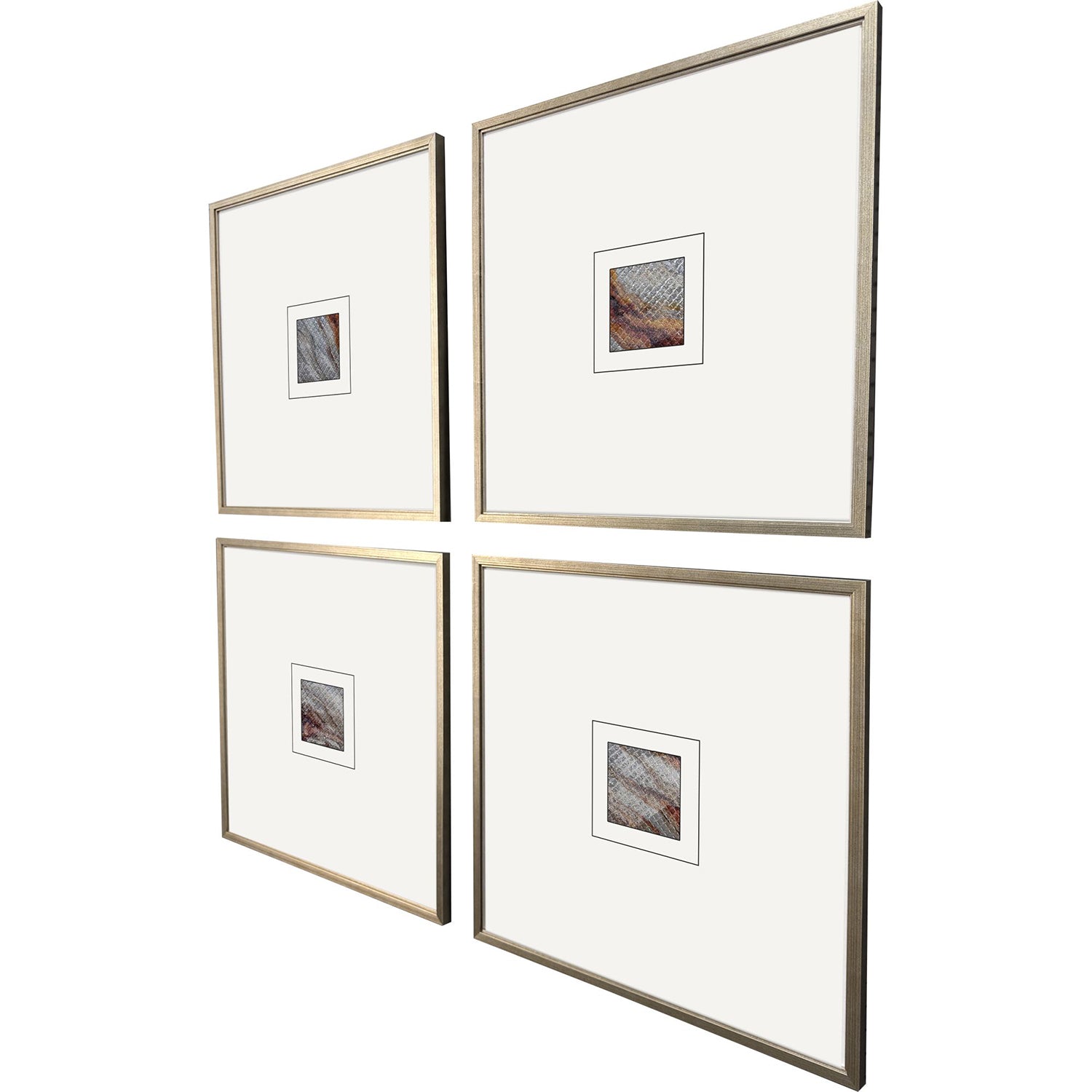The Studio Natural Patterns II Framed Art Set of 4