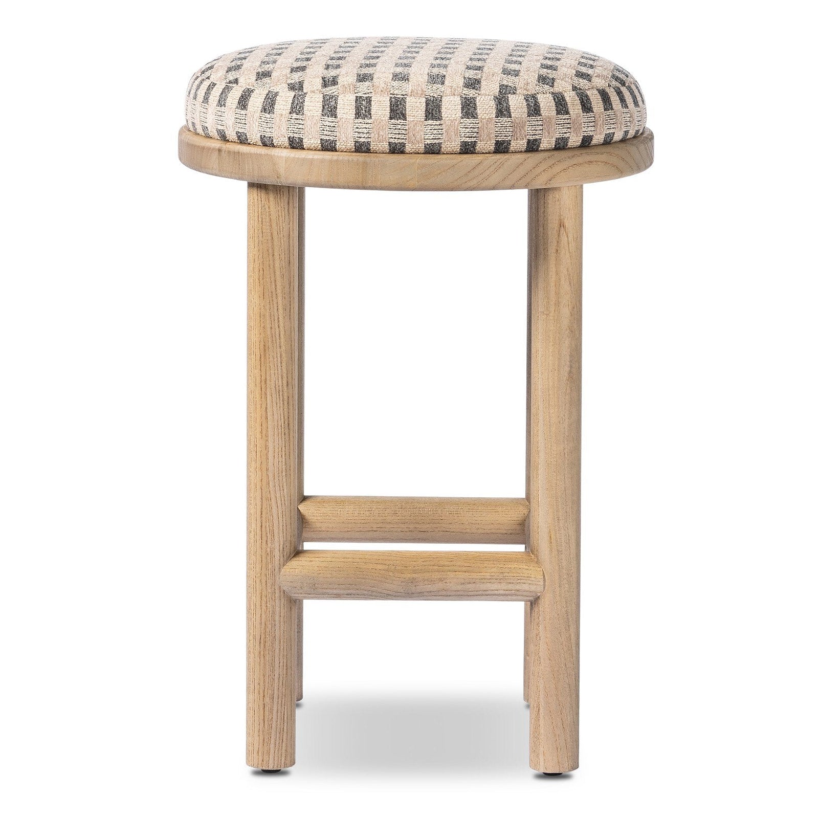 Four Hands Saldino Firefinch Fawn Counter Stool front view
