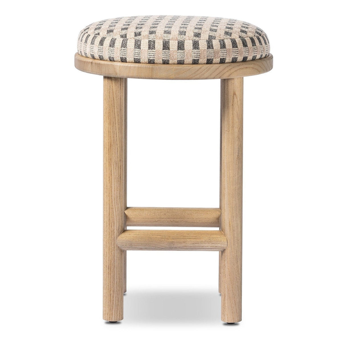 Four Hands Saldino Firefinch Fawn Counter Stool front view