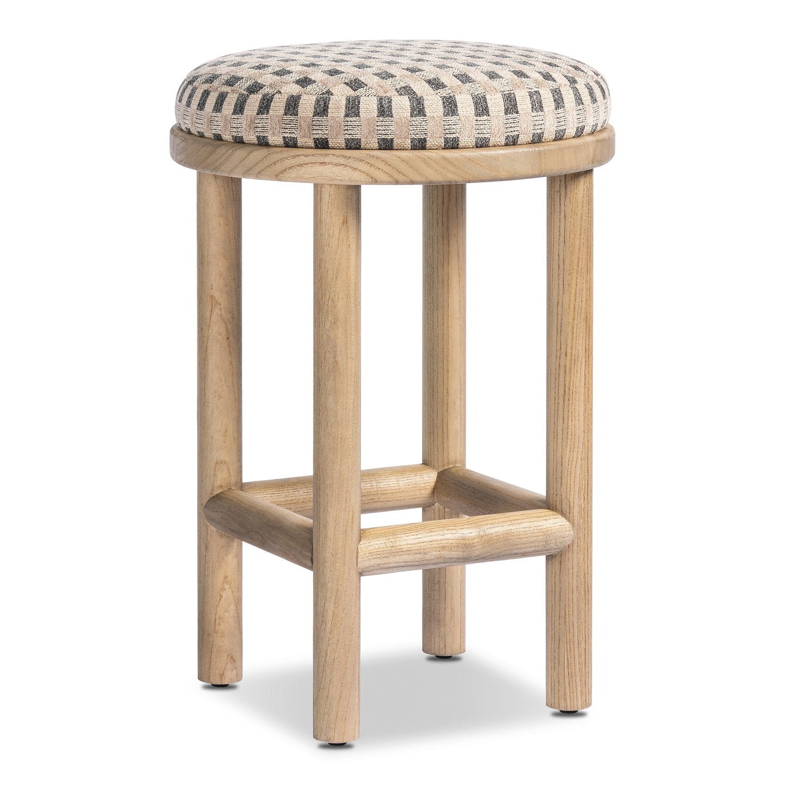 Four Hands Saldino Firefinch Fawn Counter Stool styled setting