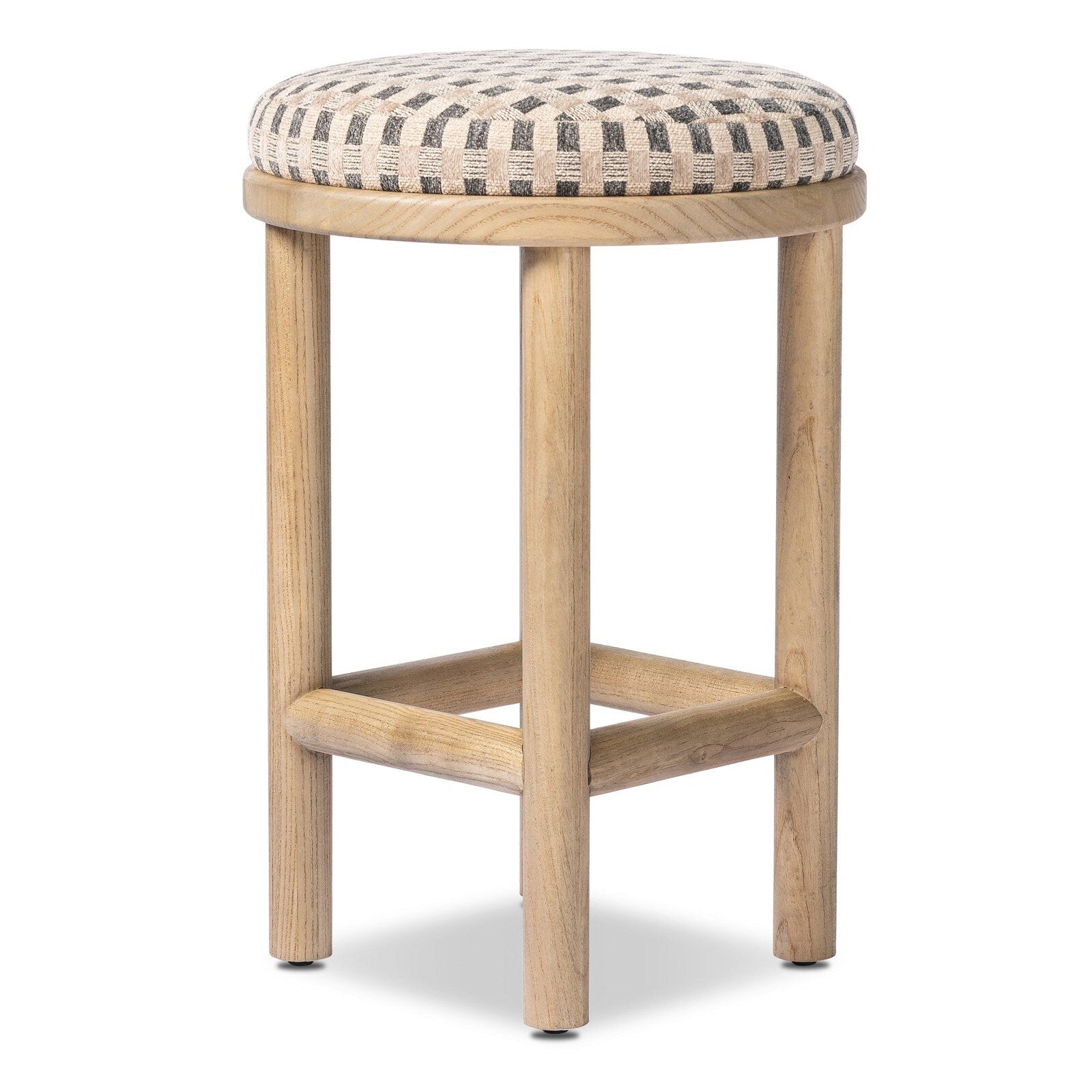 Four Hands Saldino Firefinch Fawn Counter Stool side view