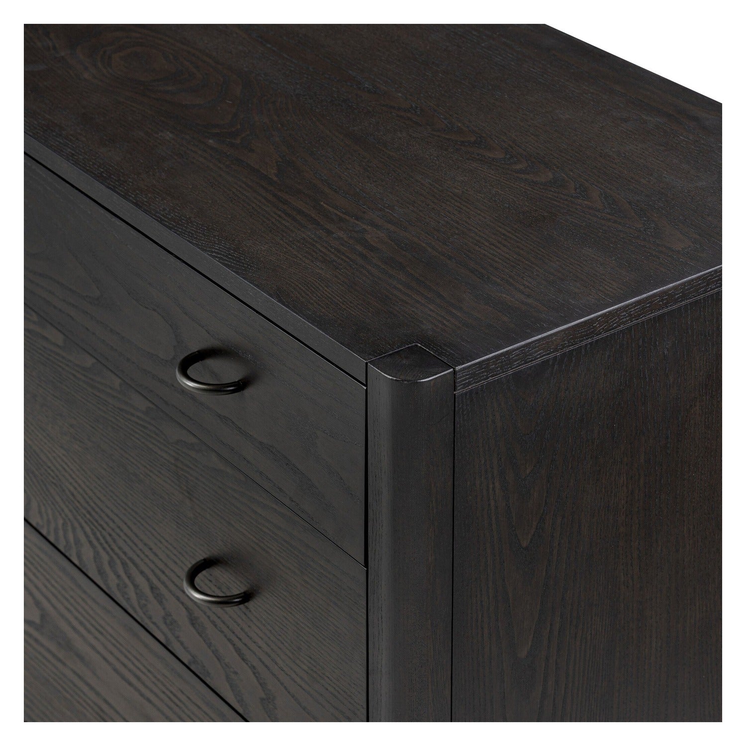 Four Hands Zuma Smoked Black Ash 6 Drawer Dresser
